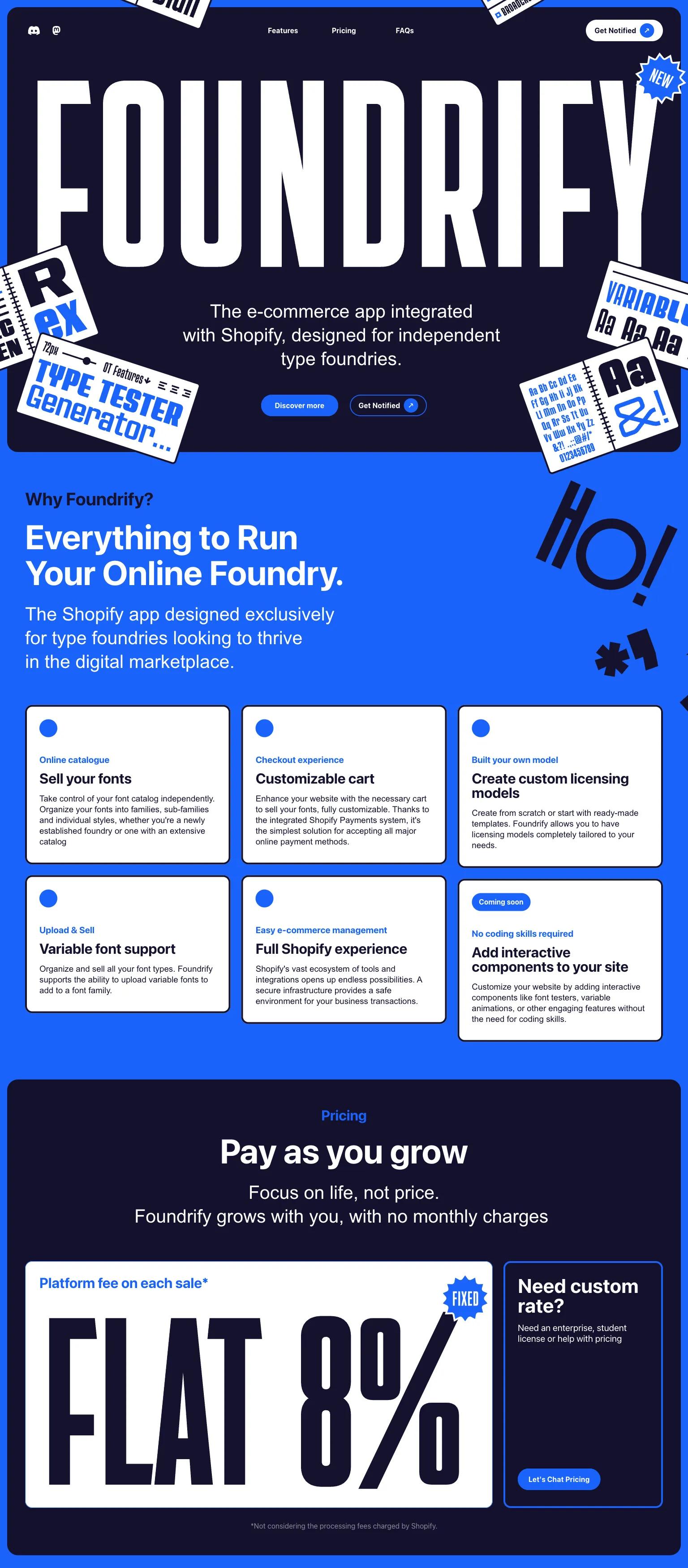 Foundrify screenshot