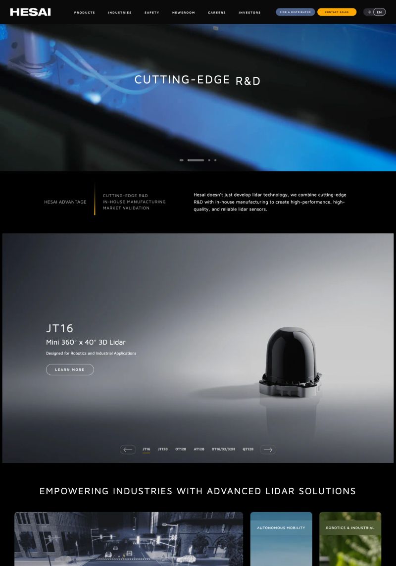 Hesaitech screenshot