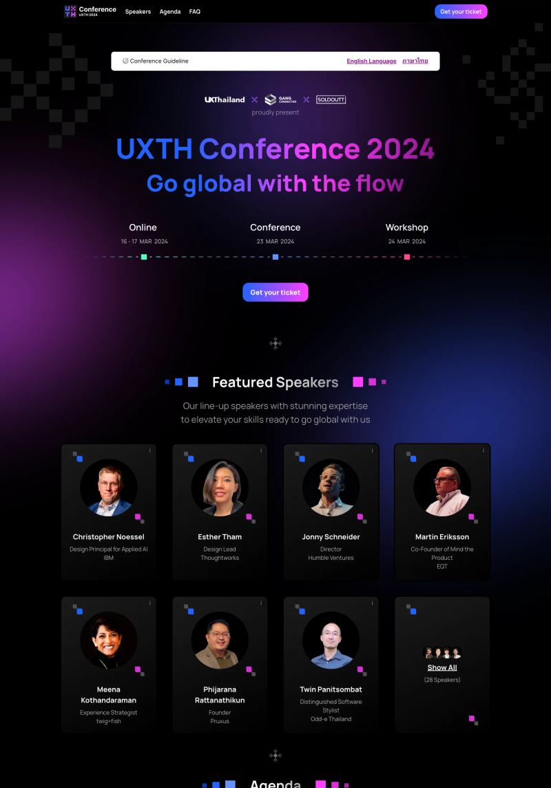 UXTH Conference screenshot