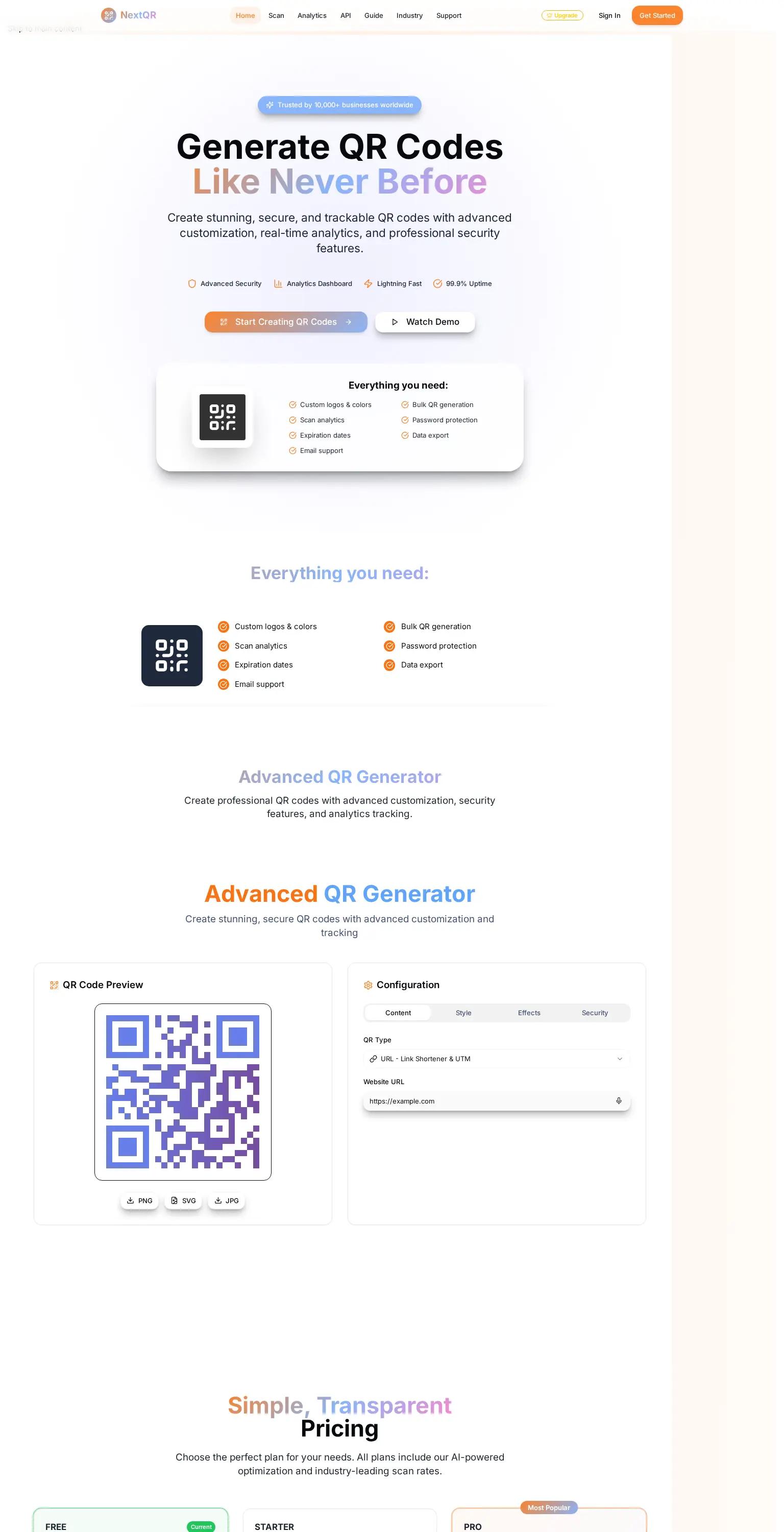 NextQR screenshot
