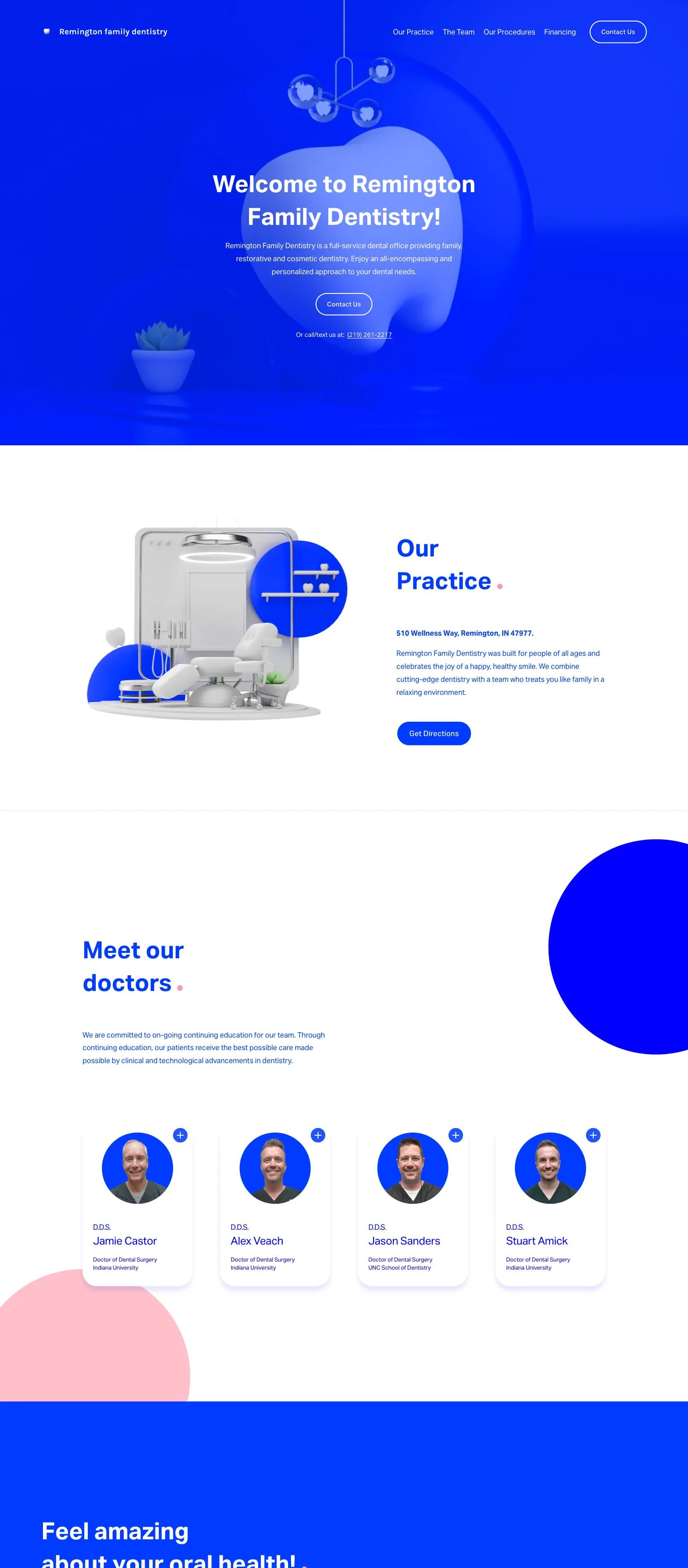 Remington Family Dentistry screenshot