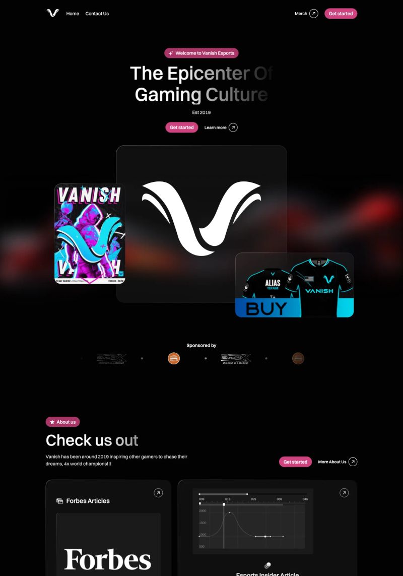 Vanish Esports screenshot