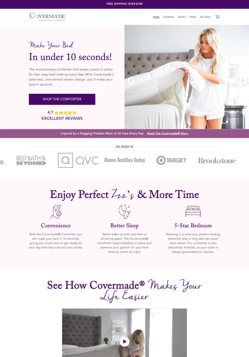 Covermade screenshot
