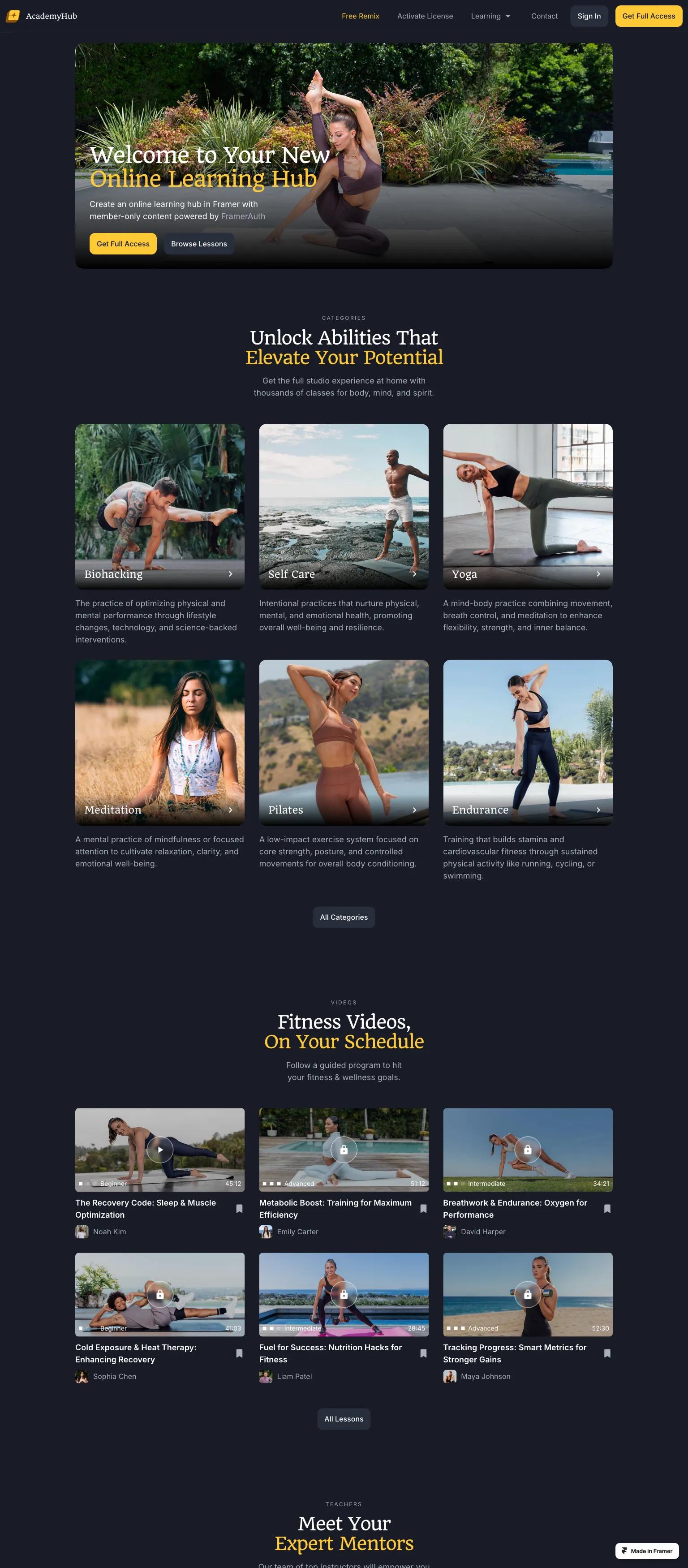 Academy Hub screenshot