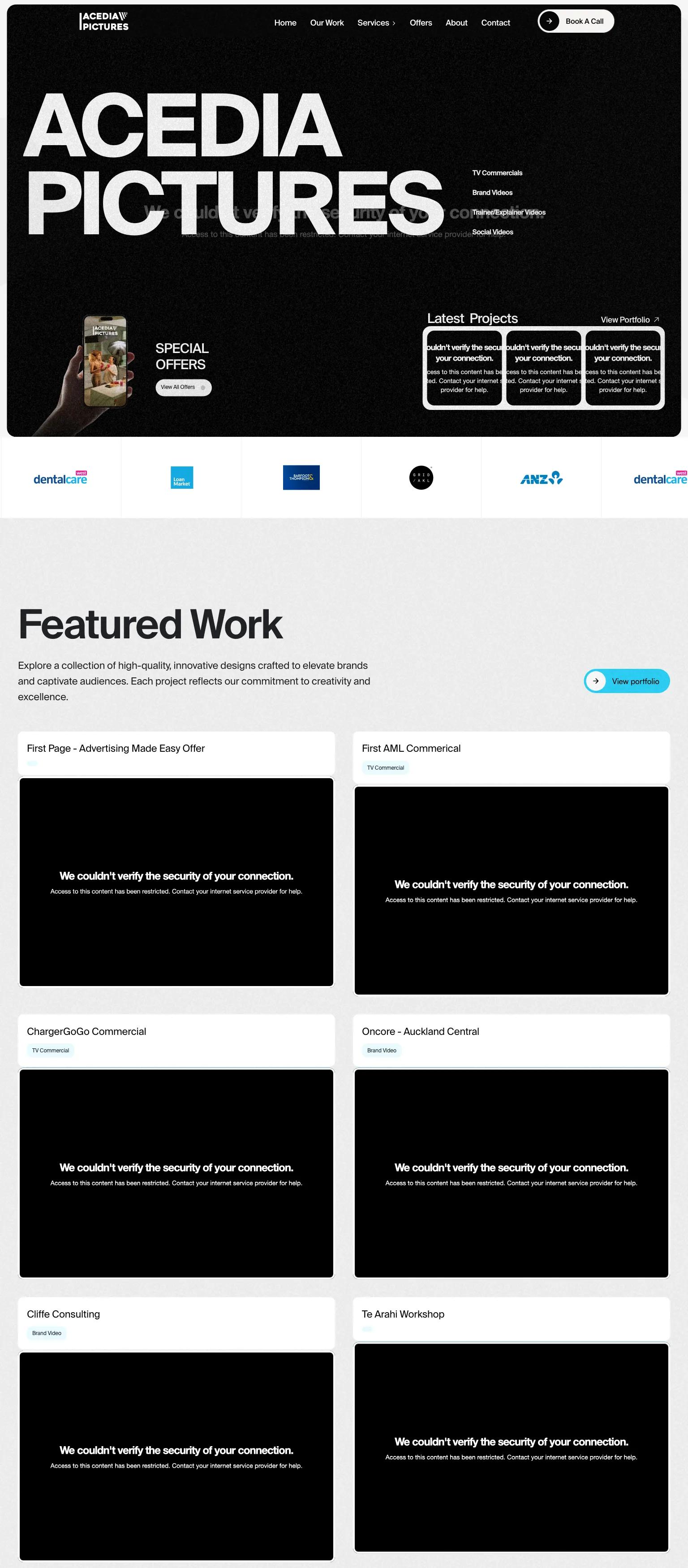 ACEDIA PICTURES screenshot