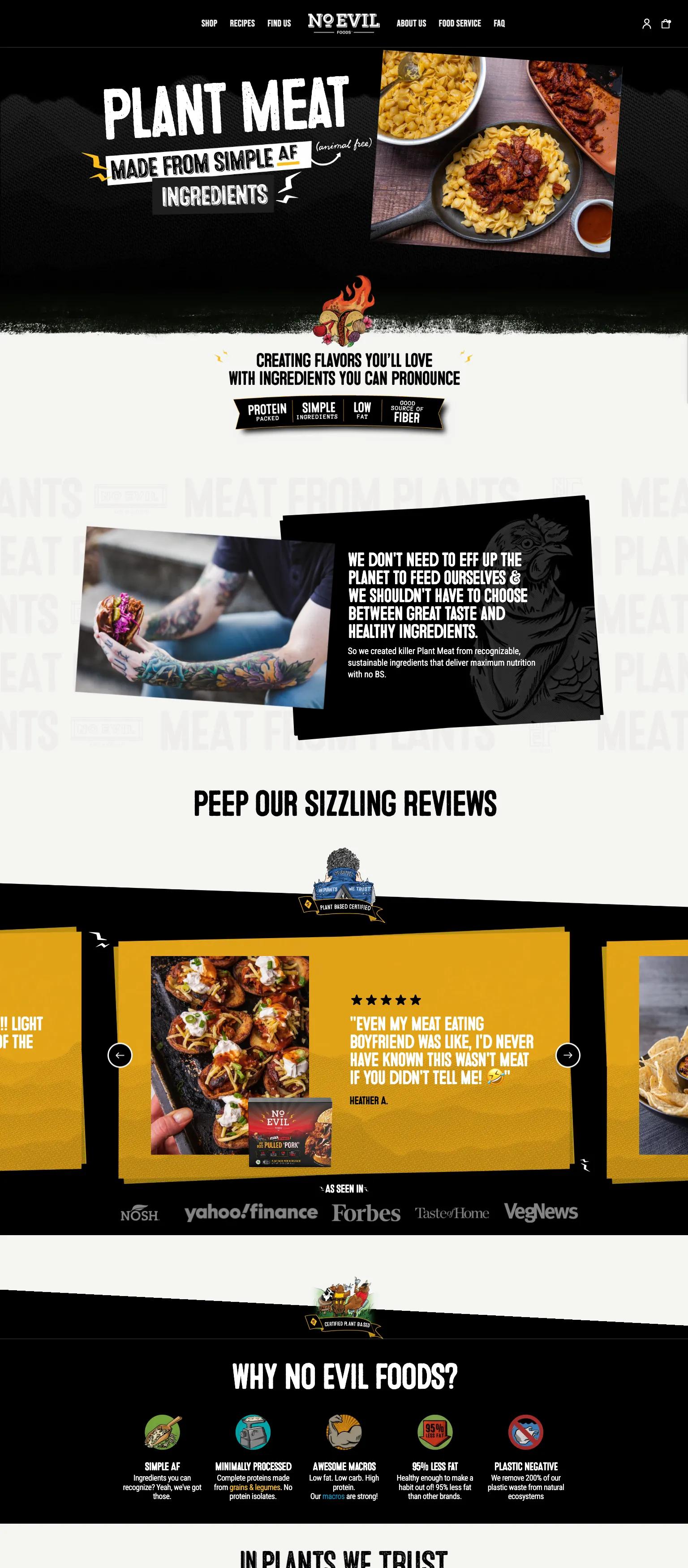 No Evil Foods screenshot