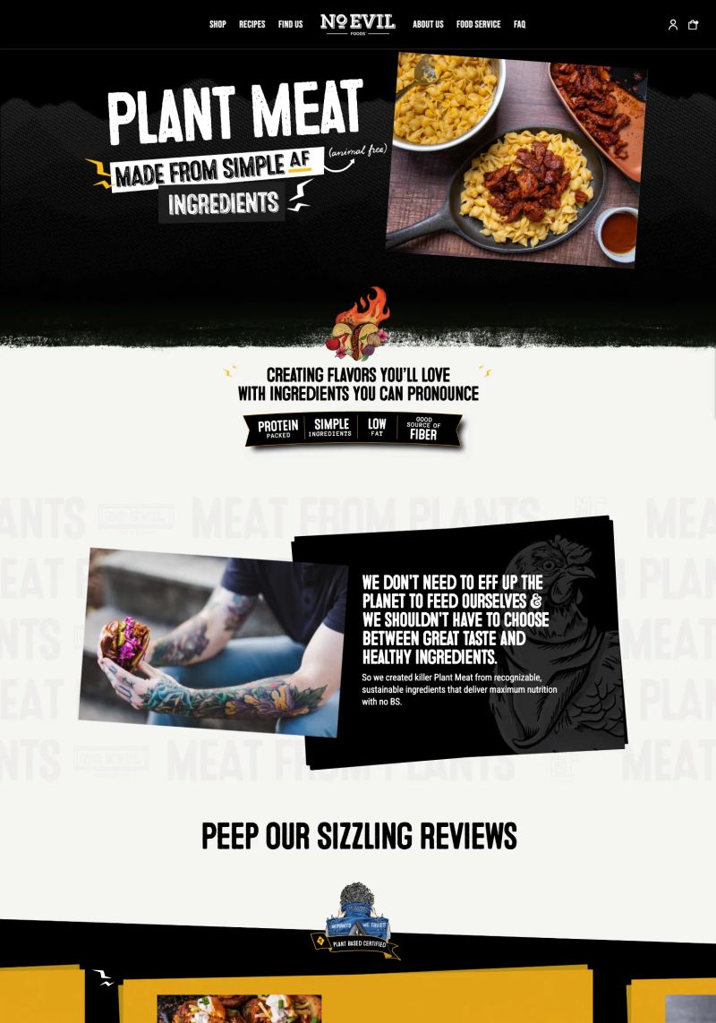 No Evil Foods screenshot