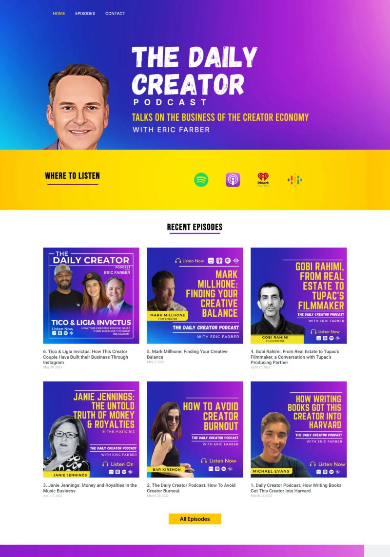 Daily Creator Podcast screenshot