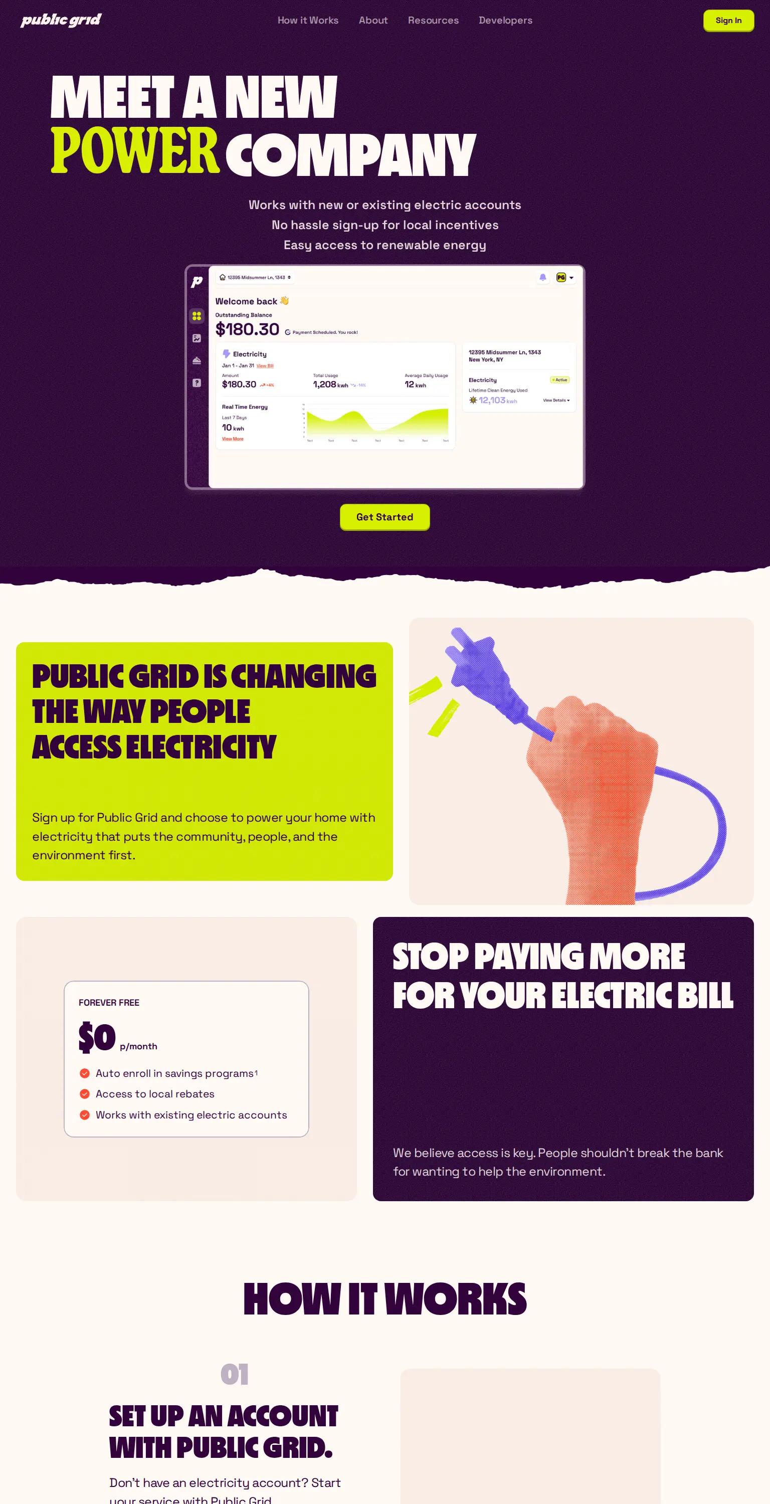 One Public Grid screenshot