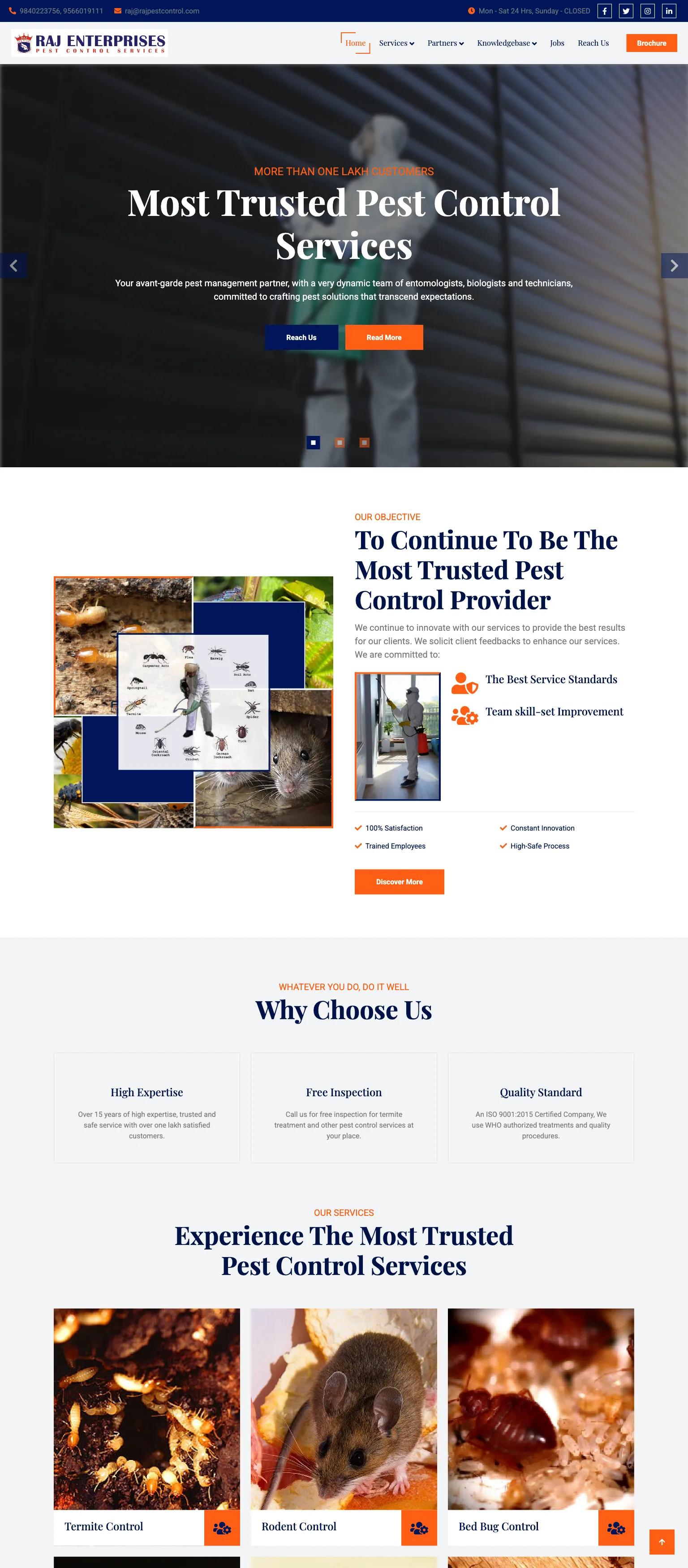 Raj Pest Control screenshot