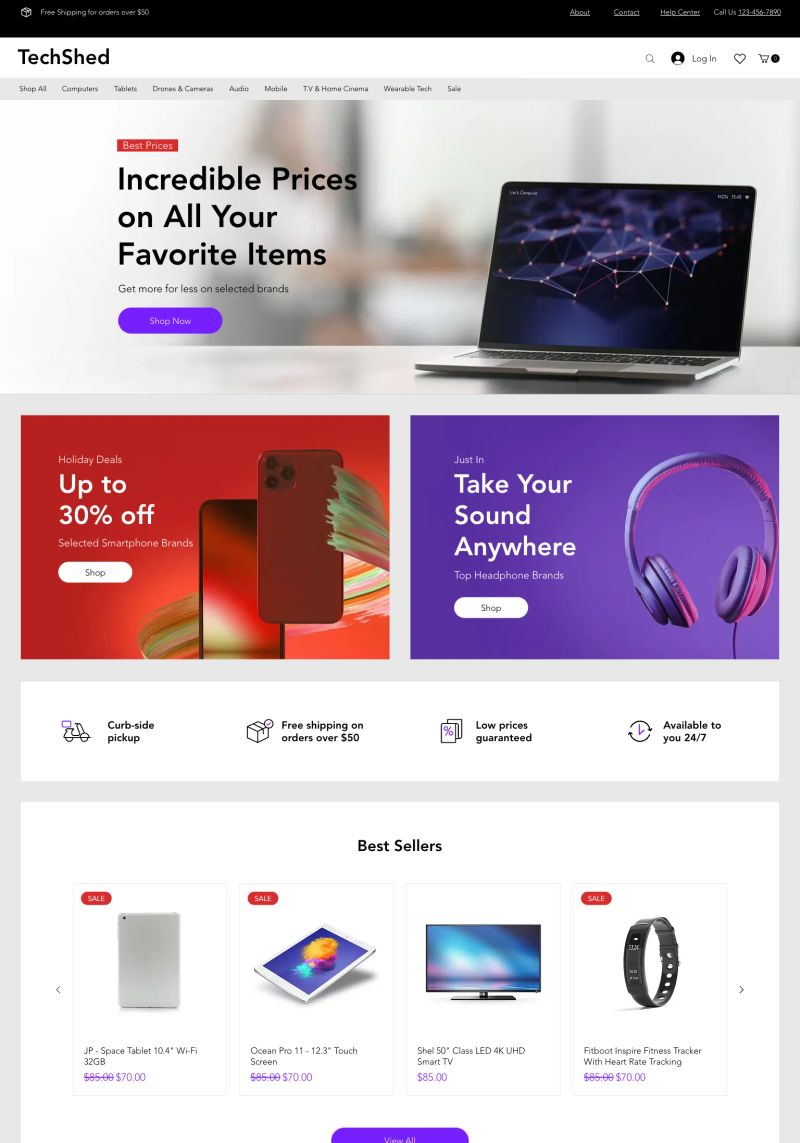 Electronics Store screenshot