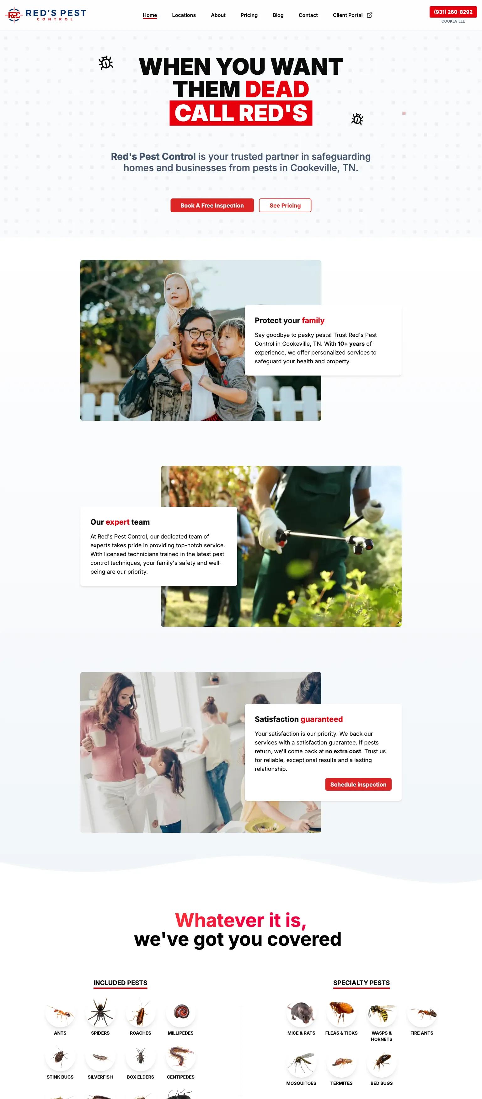 Red's Pest Control screenshot