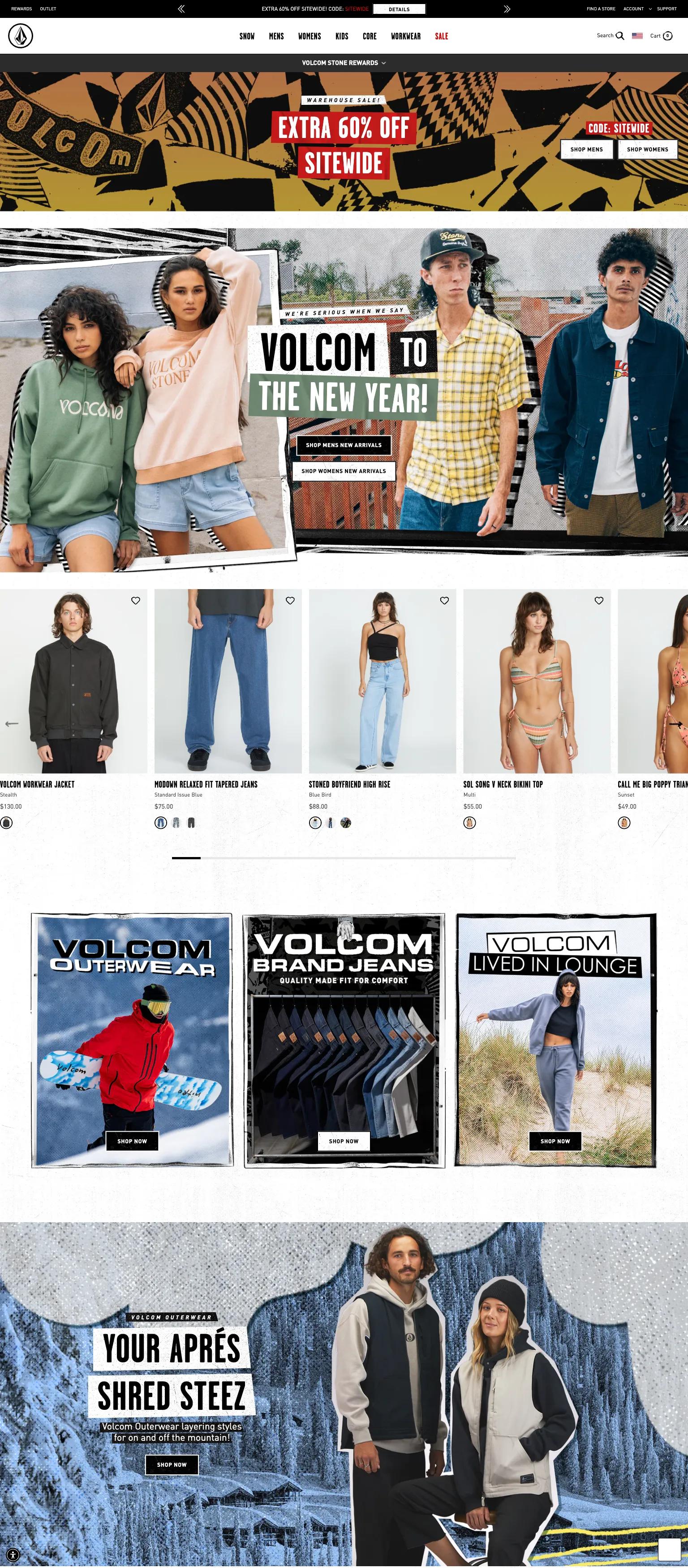 Volcom screenshot