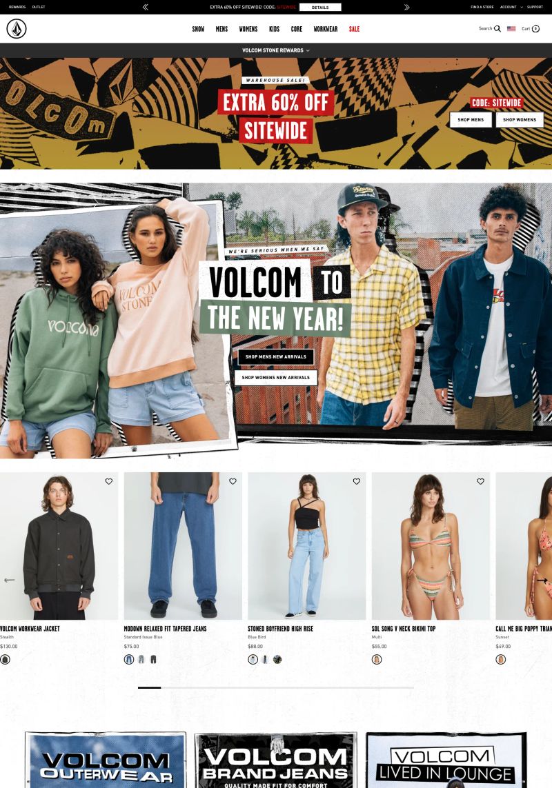 Volcom screenshot