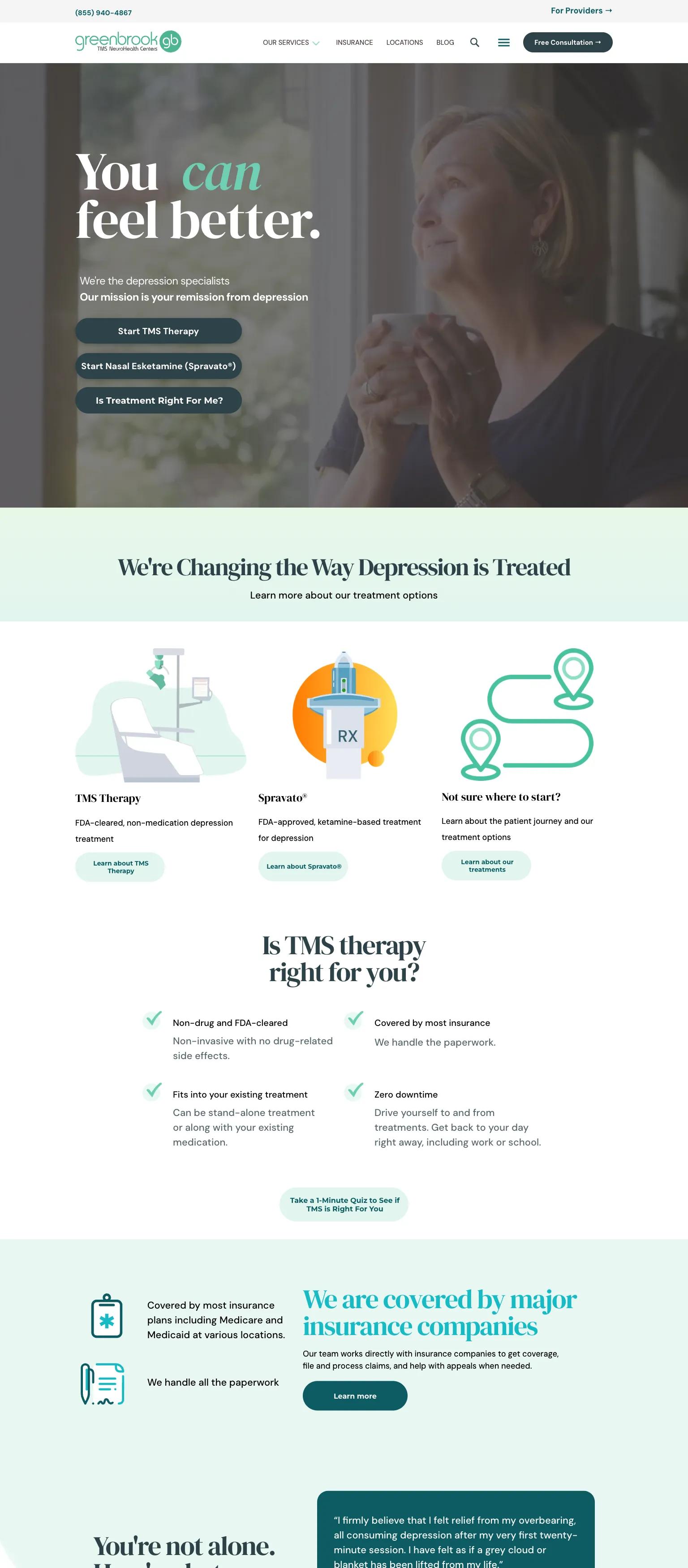 Greenbrook TMS screenshot