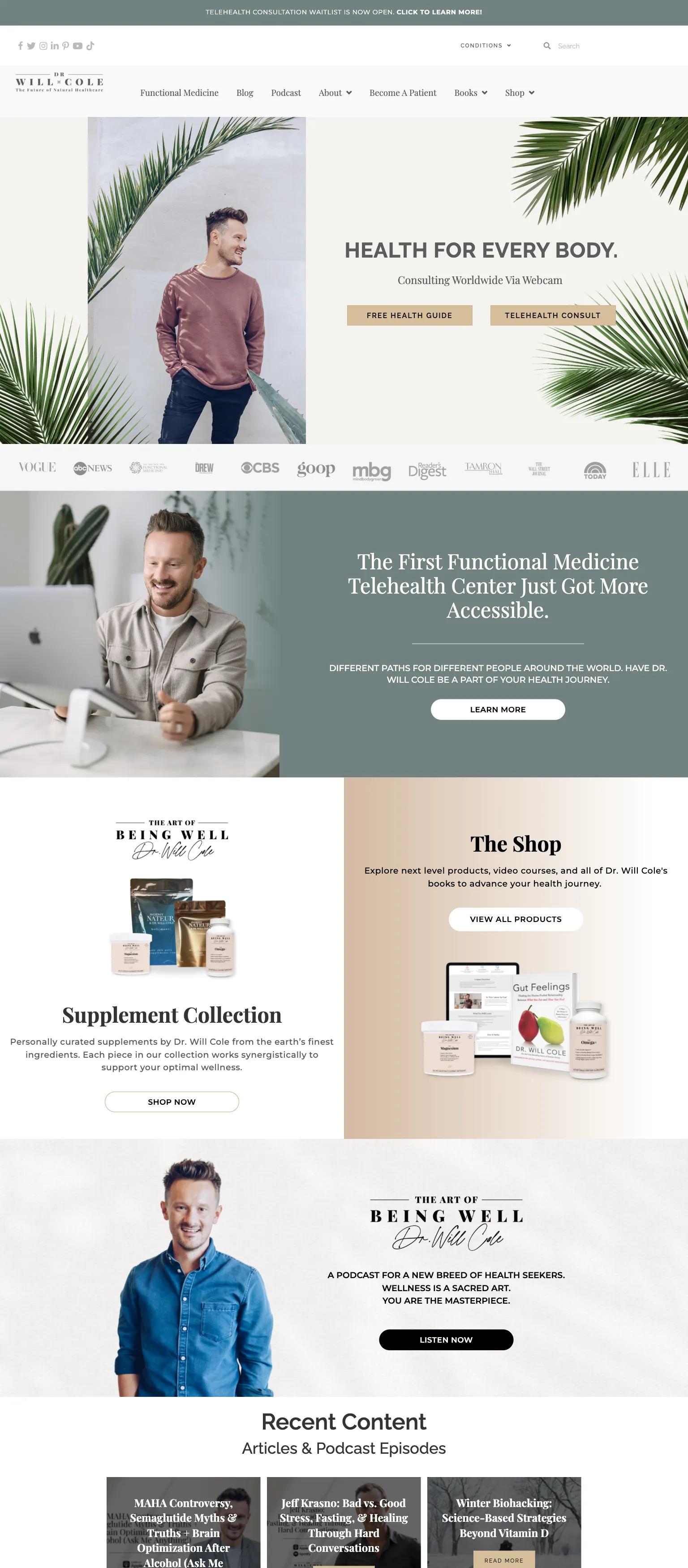 Dr. Will Cole screenshot