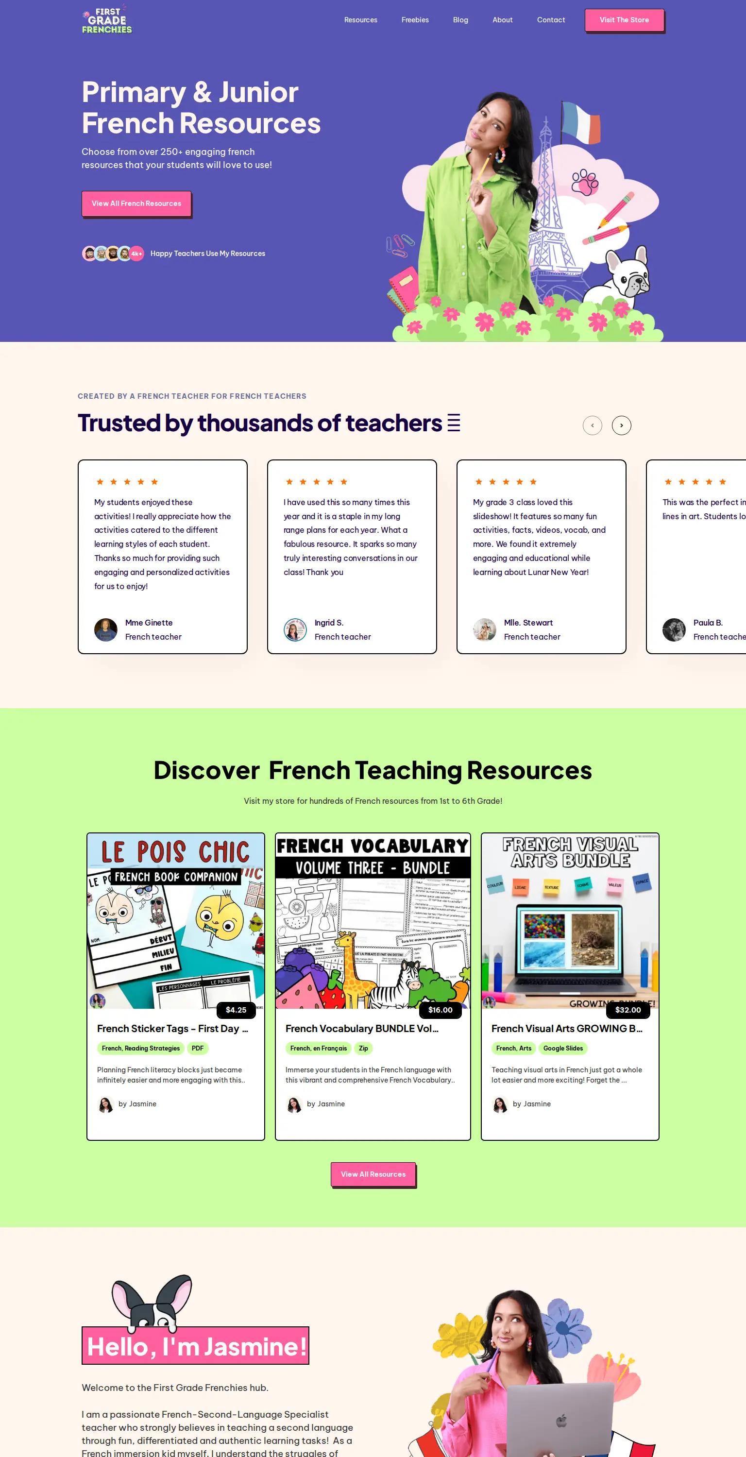 First Grade Frenchies screenshot