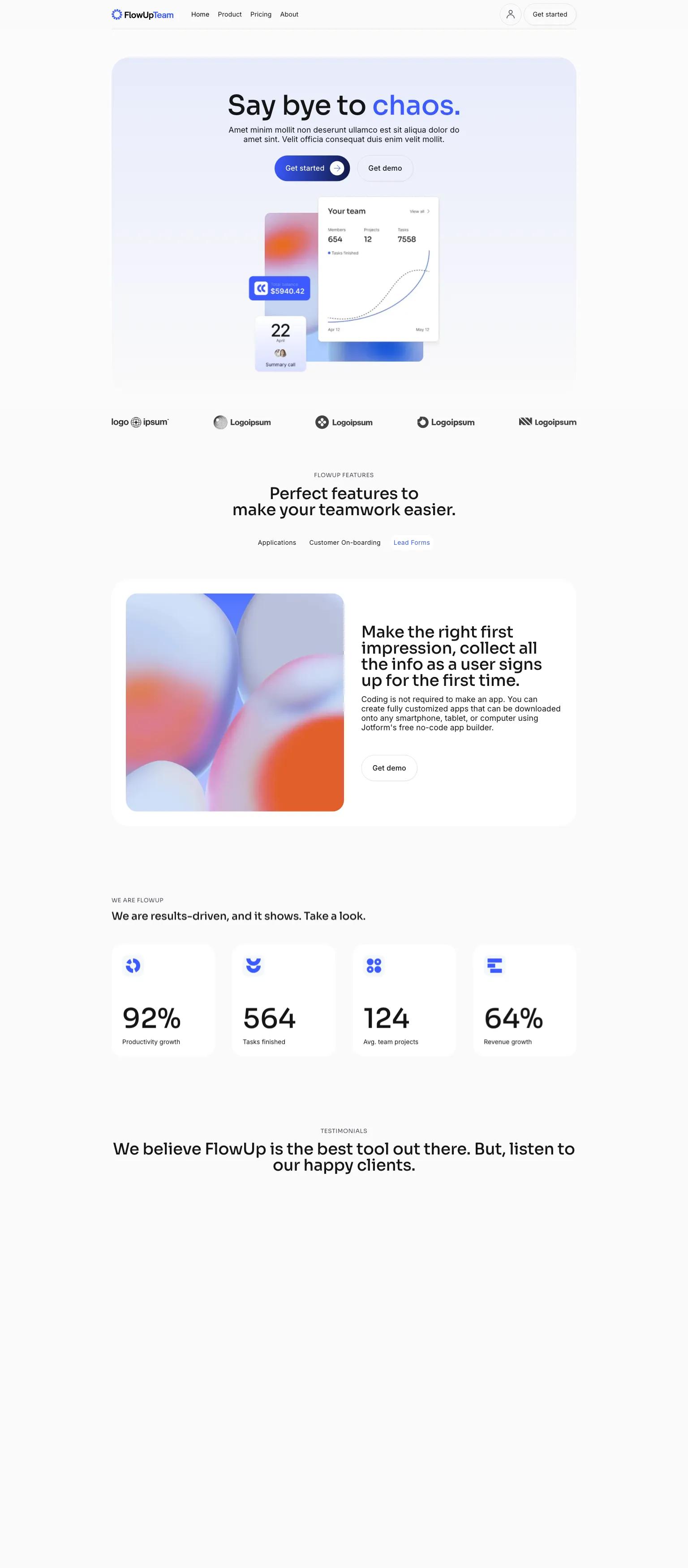 FlowUp Team screenshot