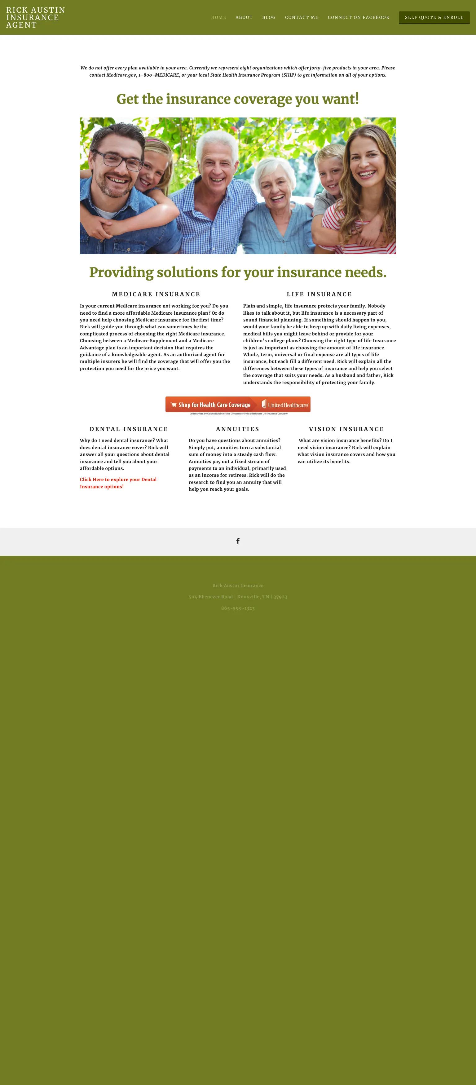 Rick Austin Insurance Agent screenshot