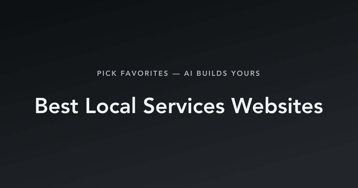 Best Local Services Websites with count