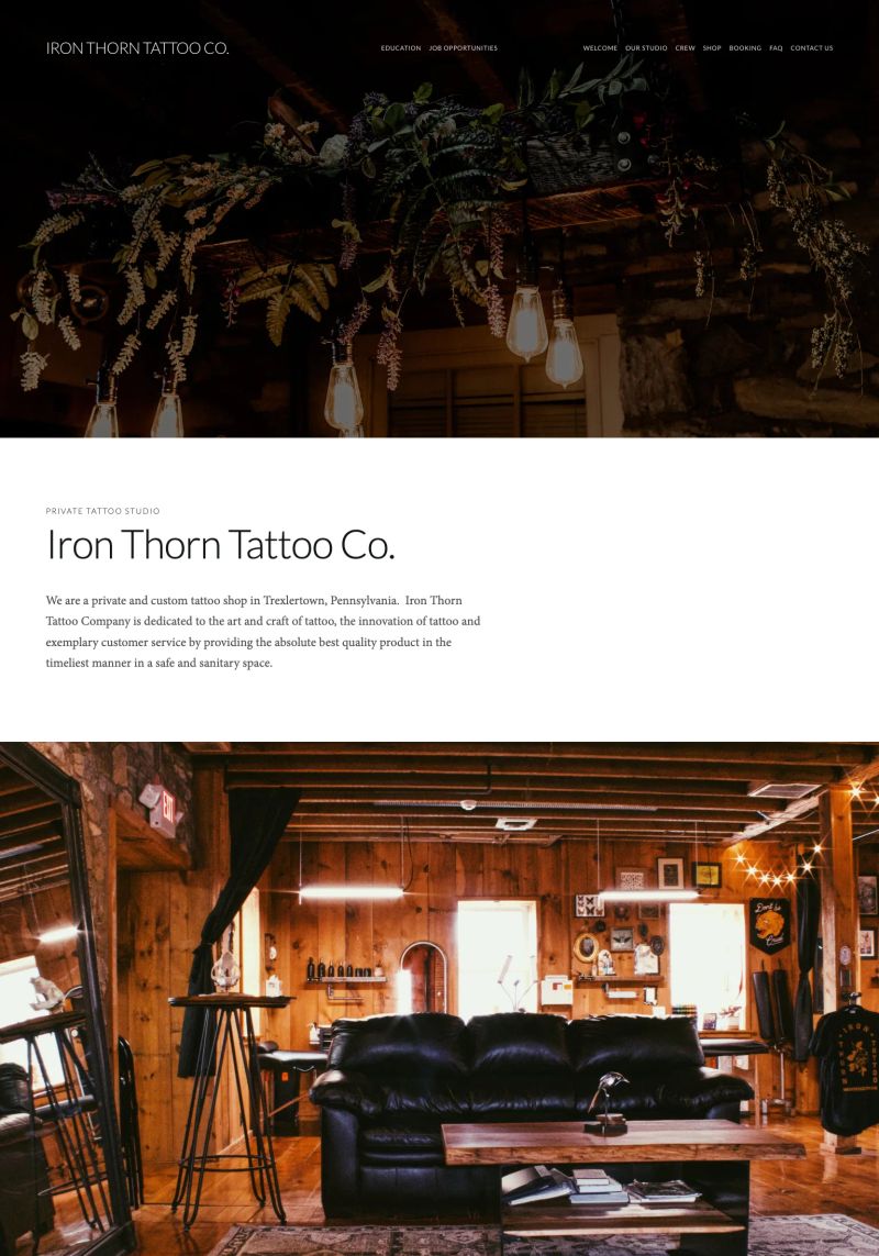 Iron Thorn Tattoo Co. screenshot
