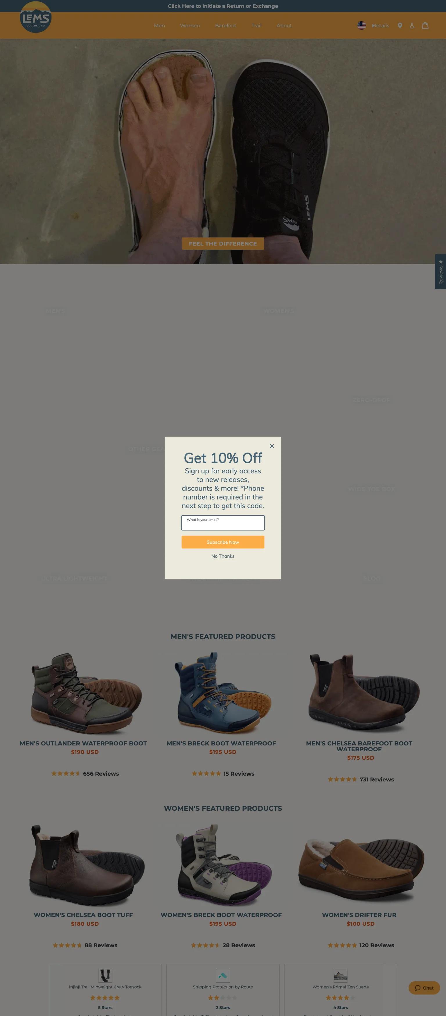 Lems Shoes screenshot