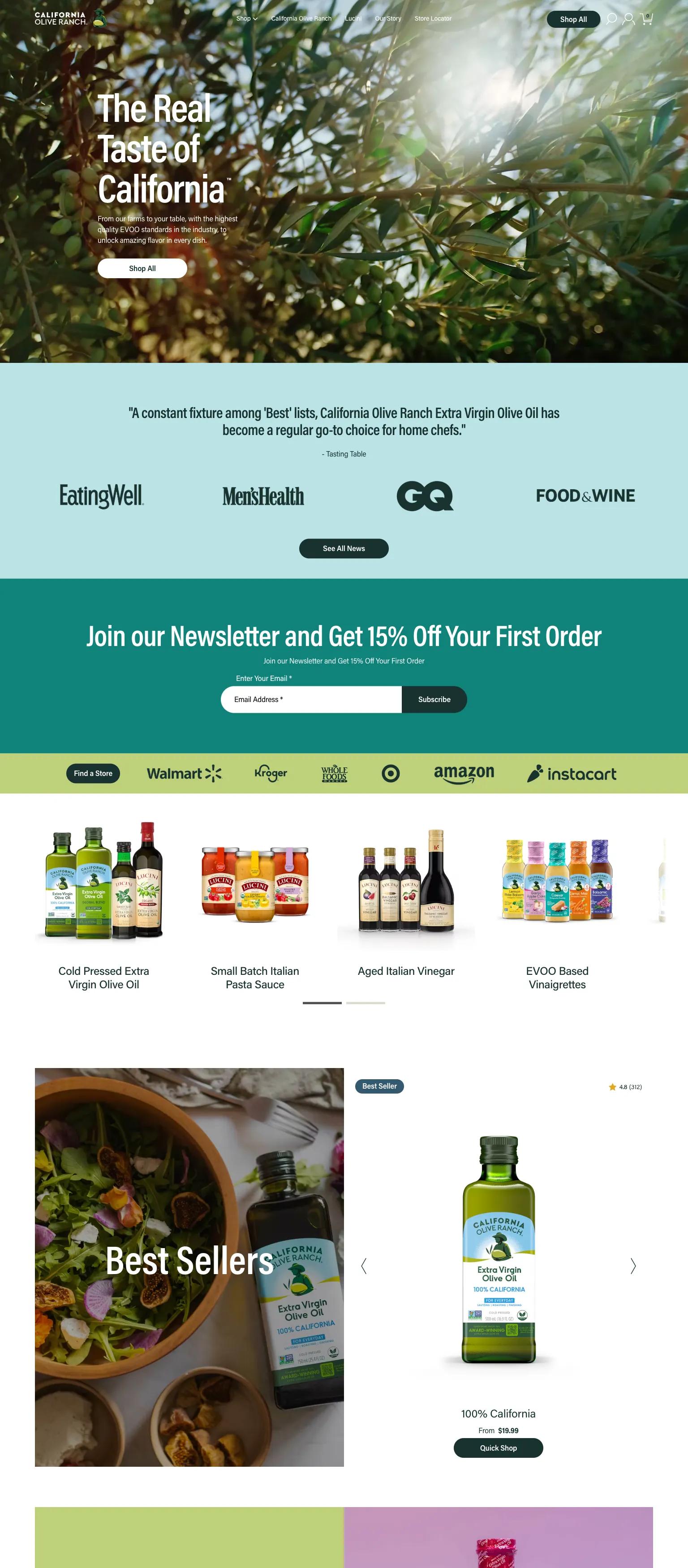 California Olive Ranch screenshot