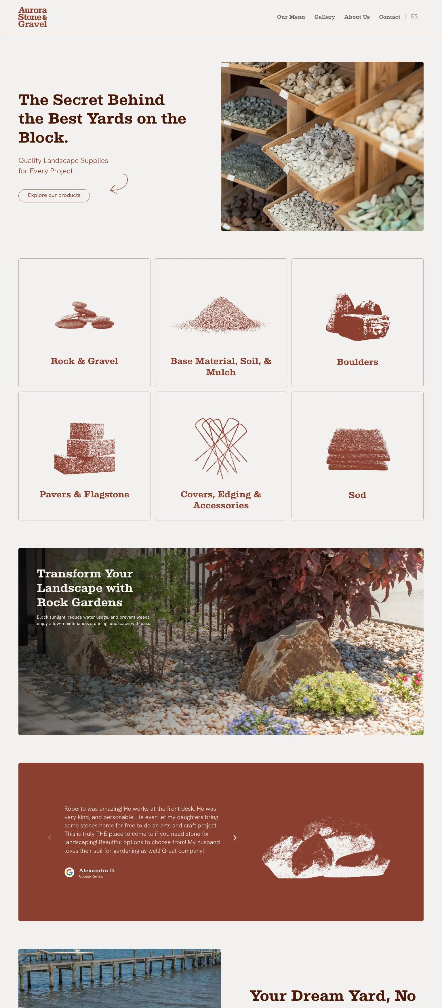 Aurora Stone and Gravel screenshot