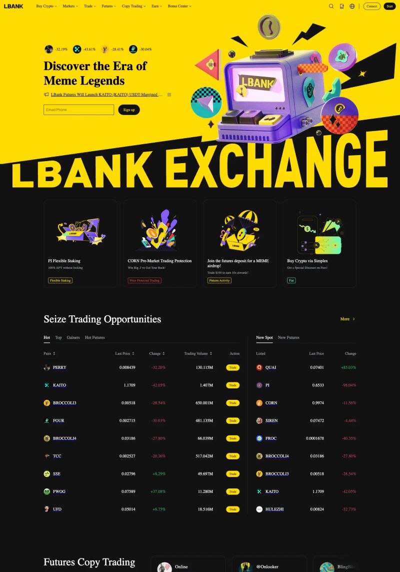 LBank screenshot