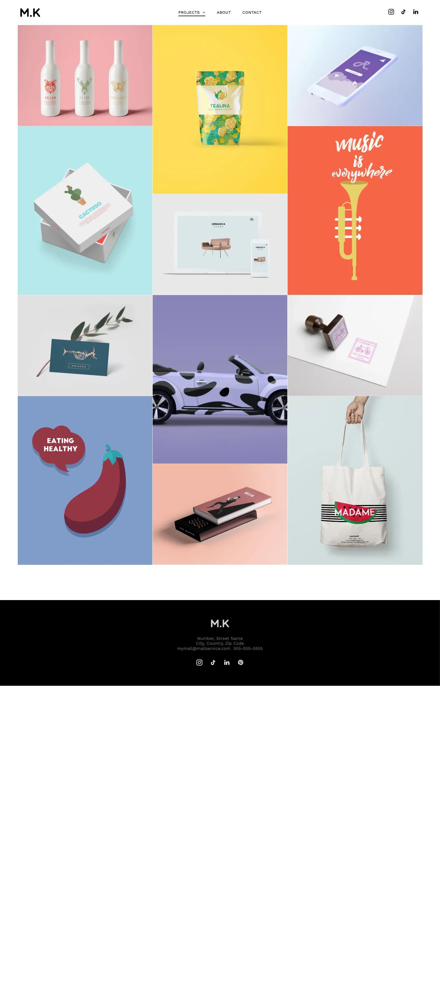 Creative Portfolio screenshot