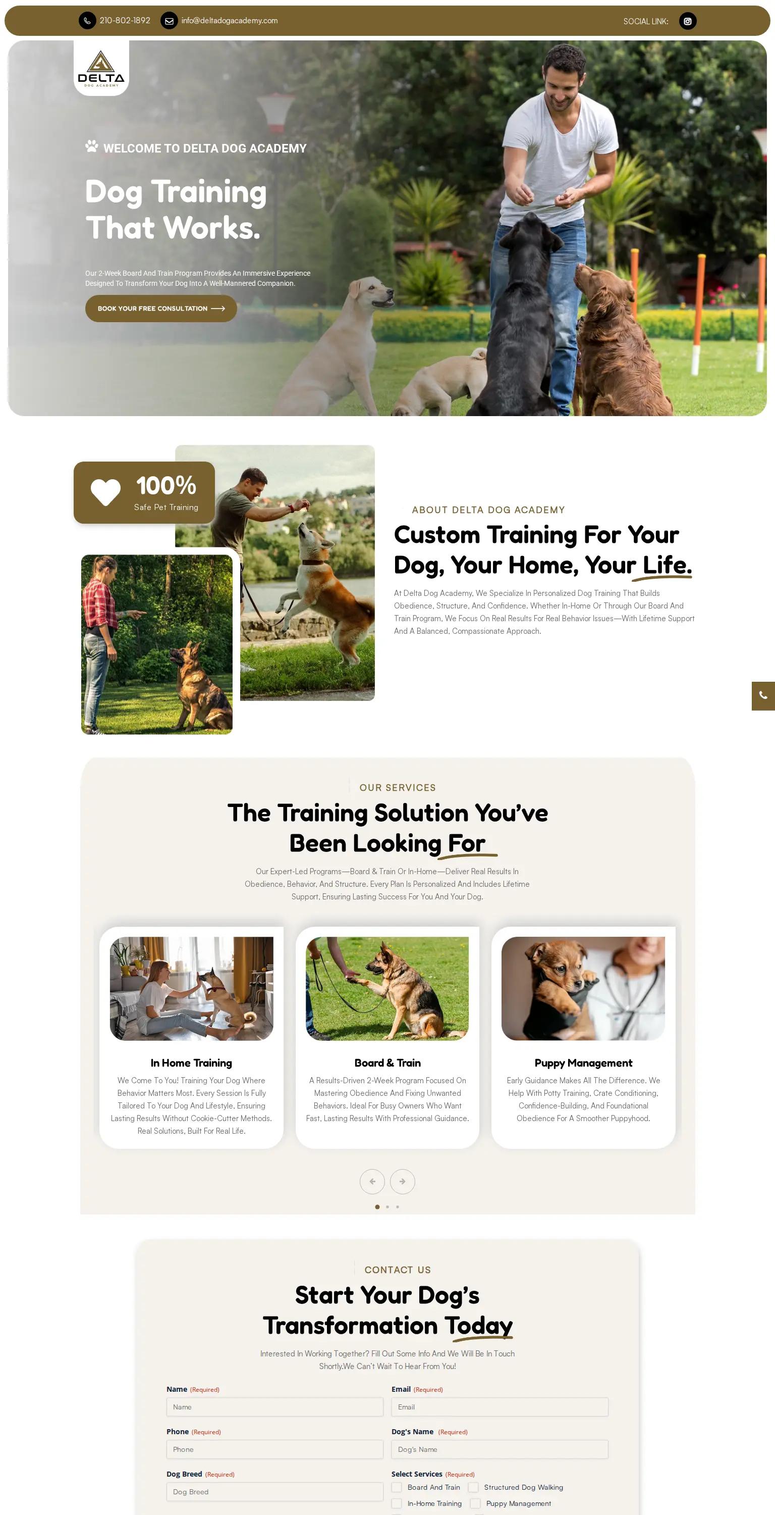 Delta Dog Academy screenshot