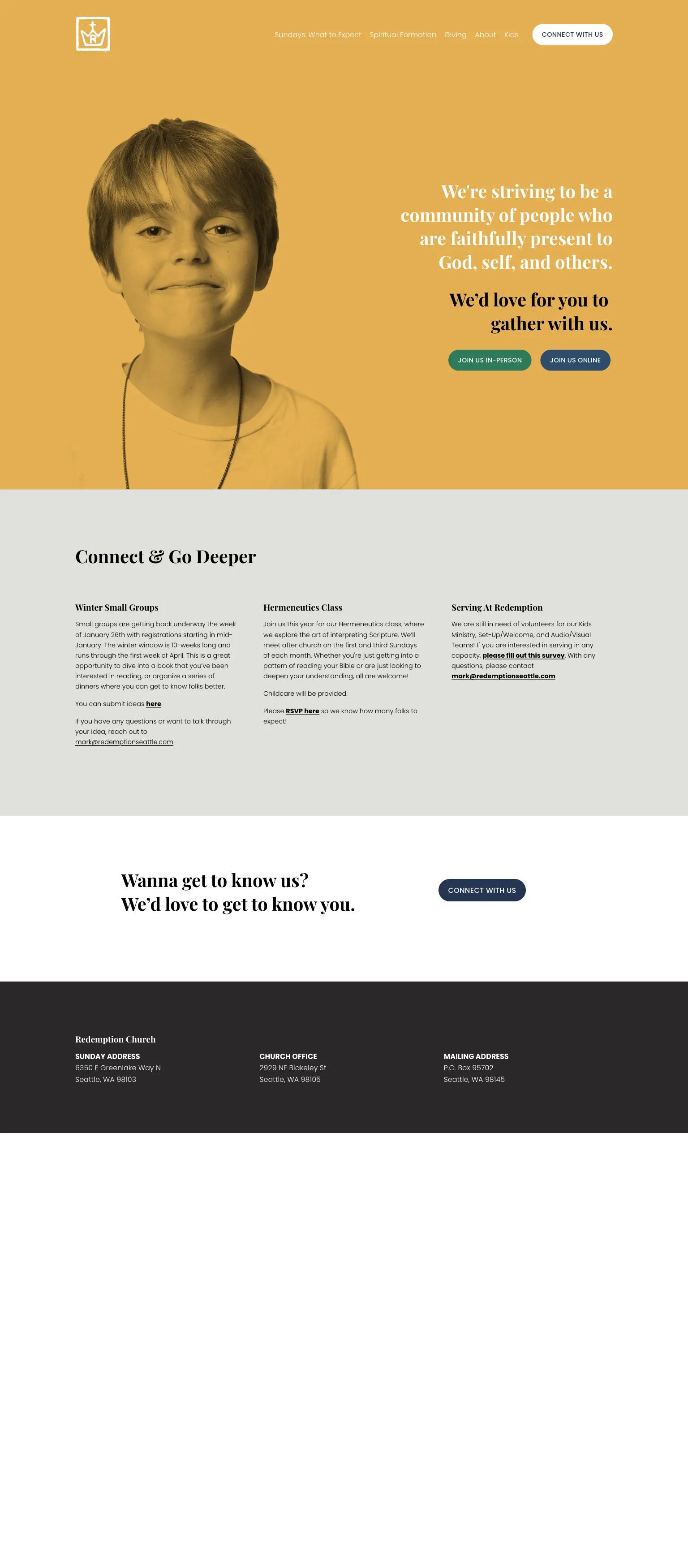 Redemption Church screenshot