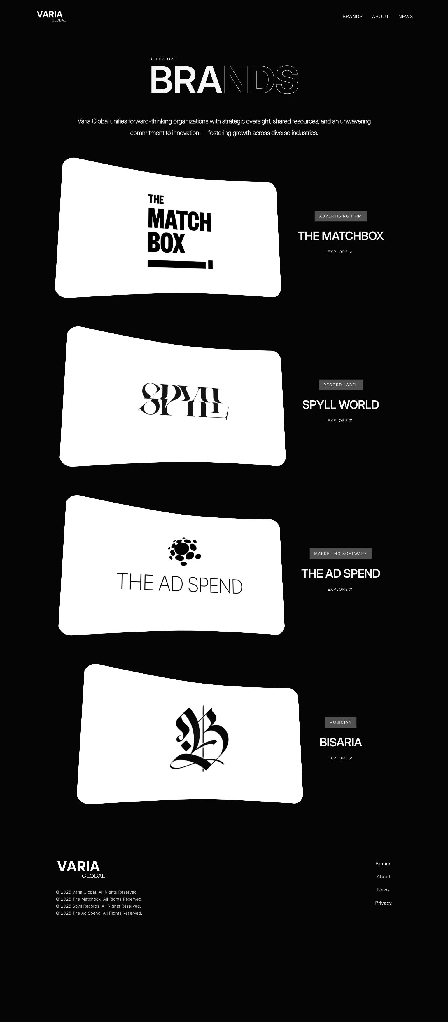 Varia Global screenshot