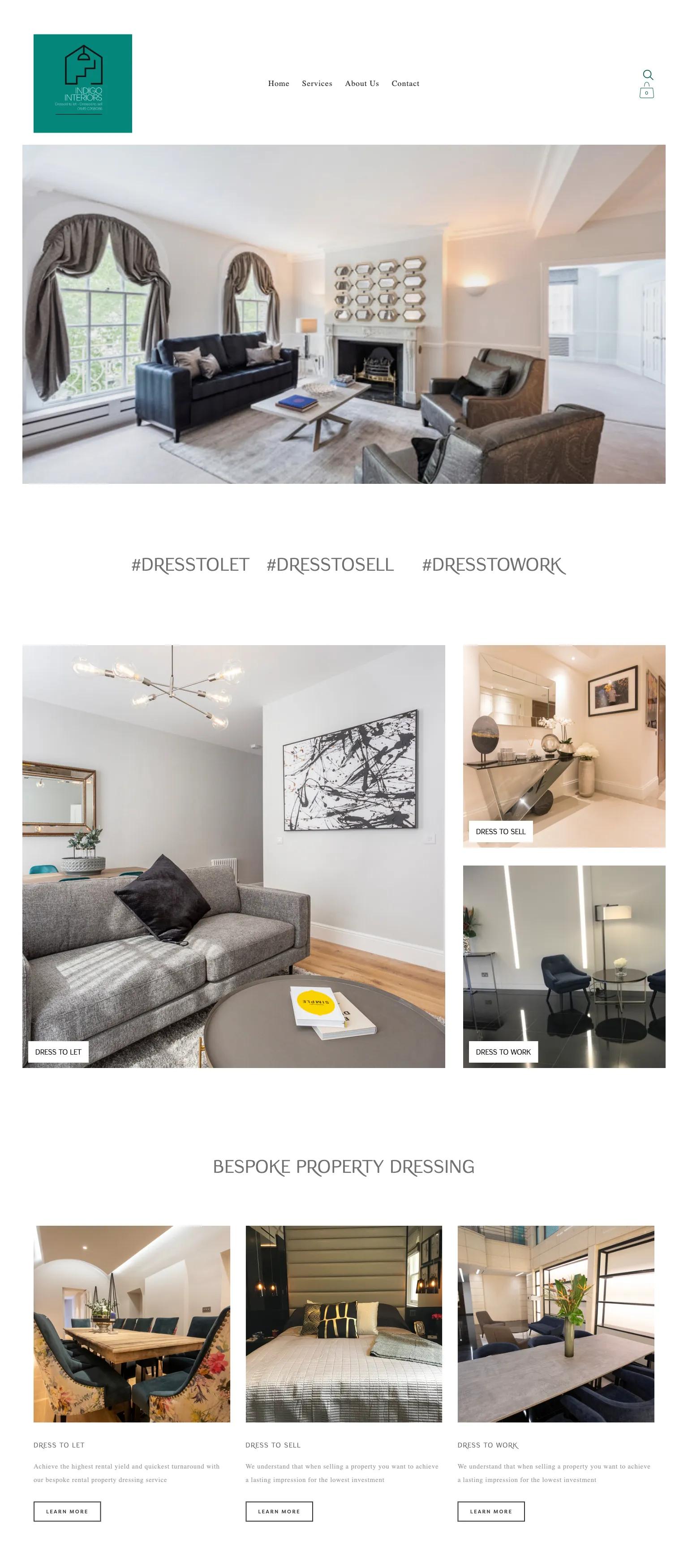 Indigo Interiors screenshot