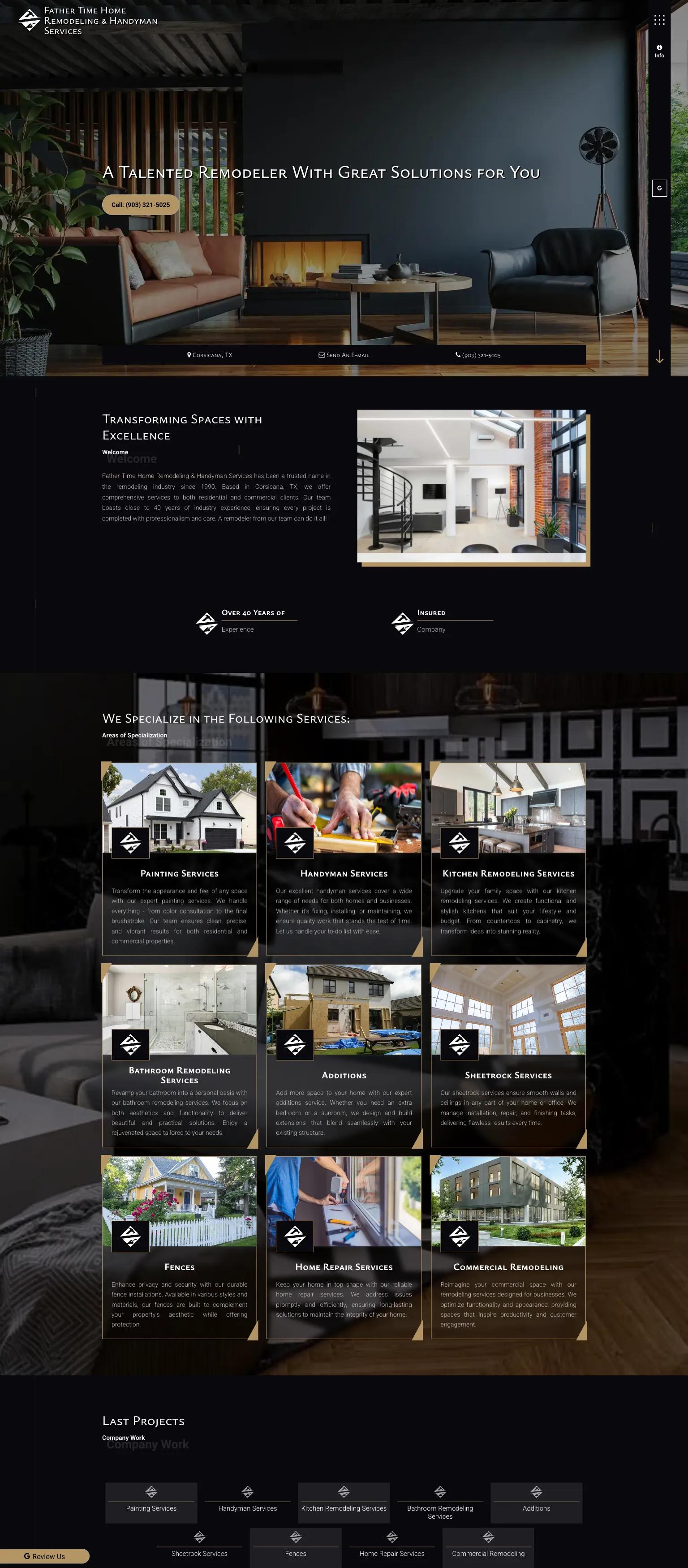 Father Time Home Remodeling & Handyman Services screenshot