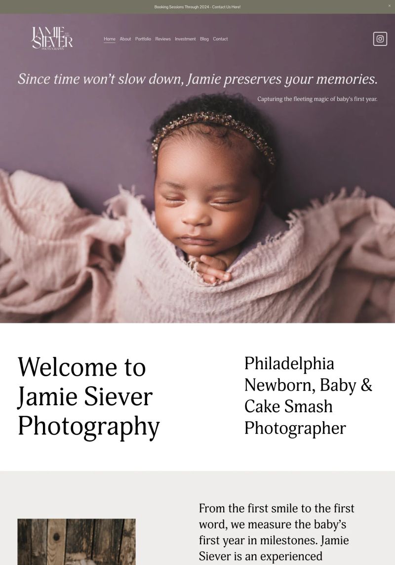 Jamie Siever Photography screenshot