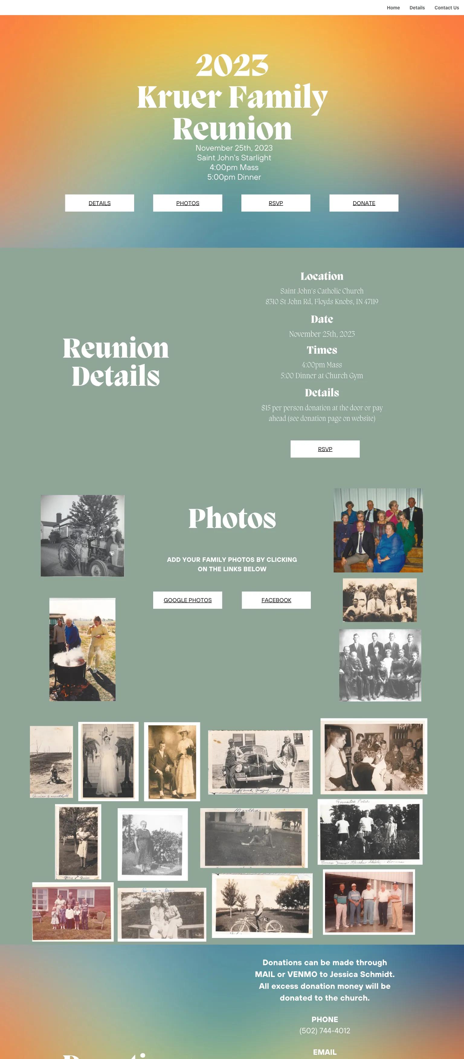 Kruer Family Reunion screenshot