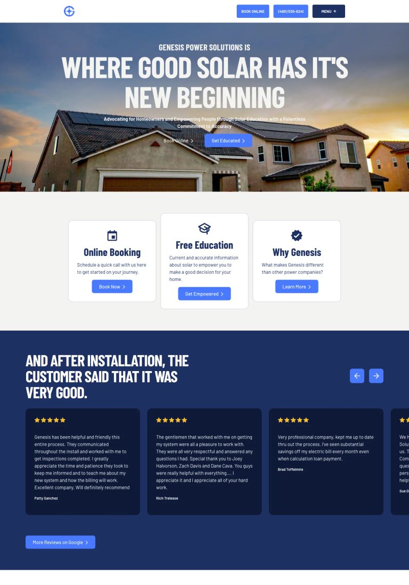 Genesis Power Solutions screenshot