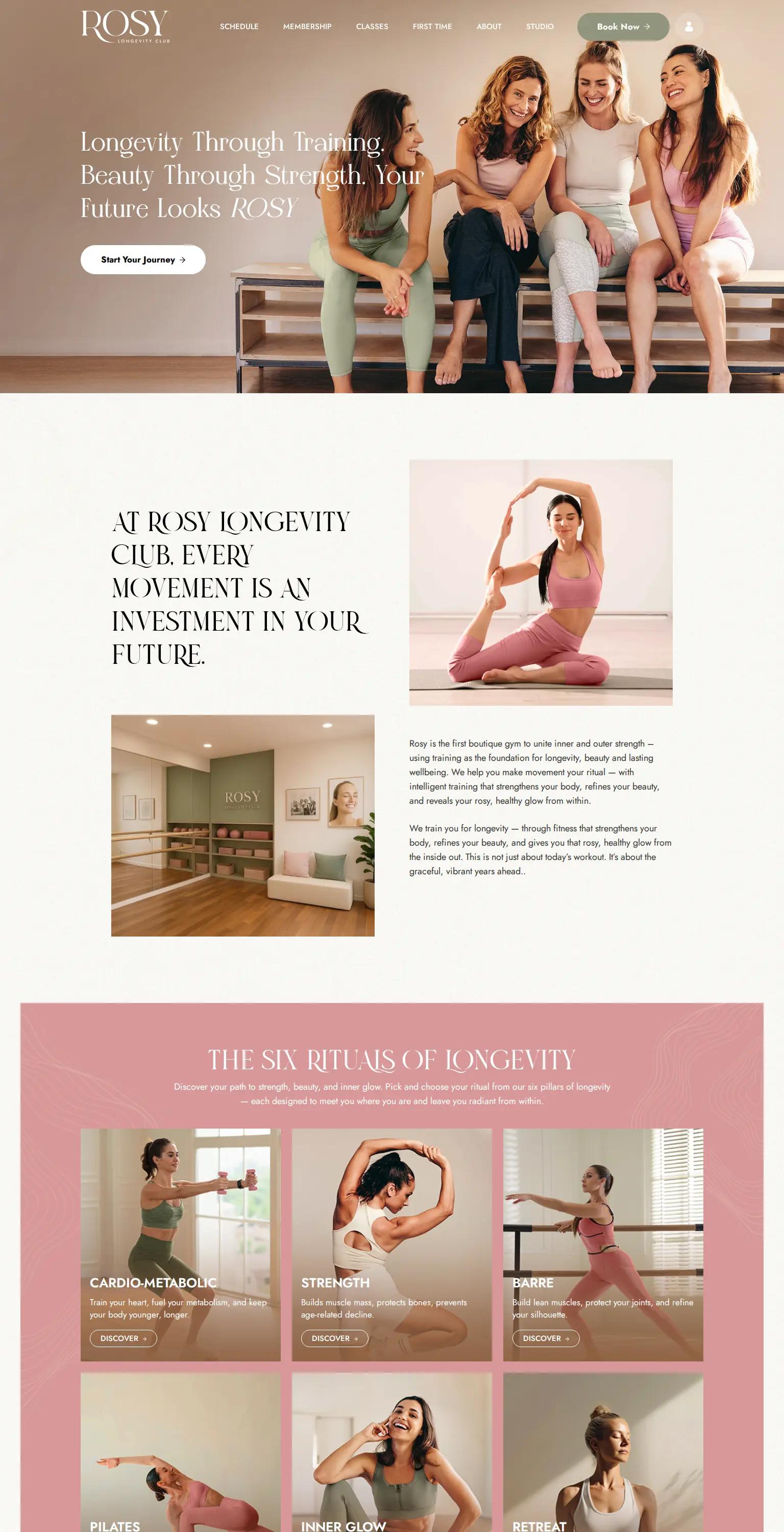 Rosy Longevity Club screenshot