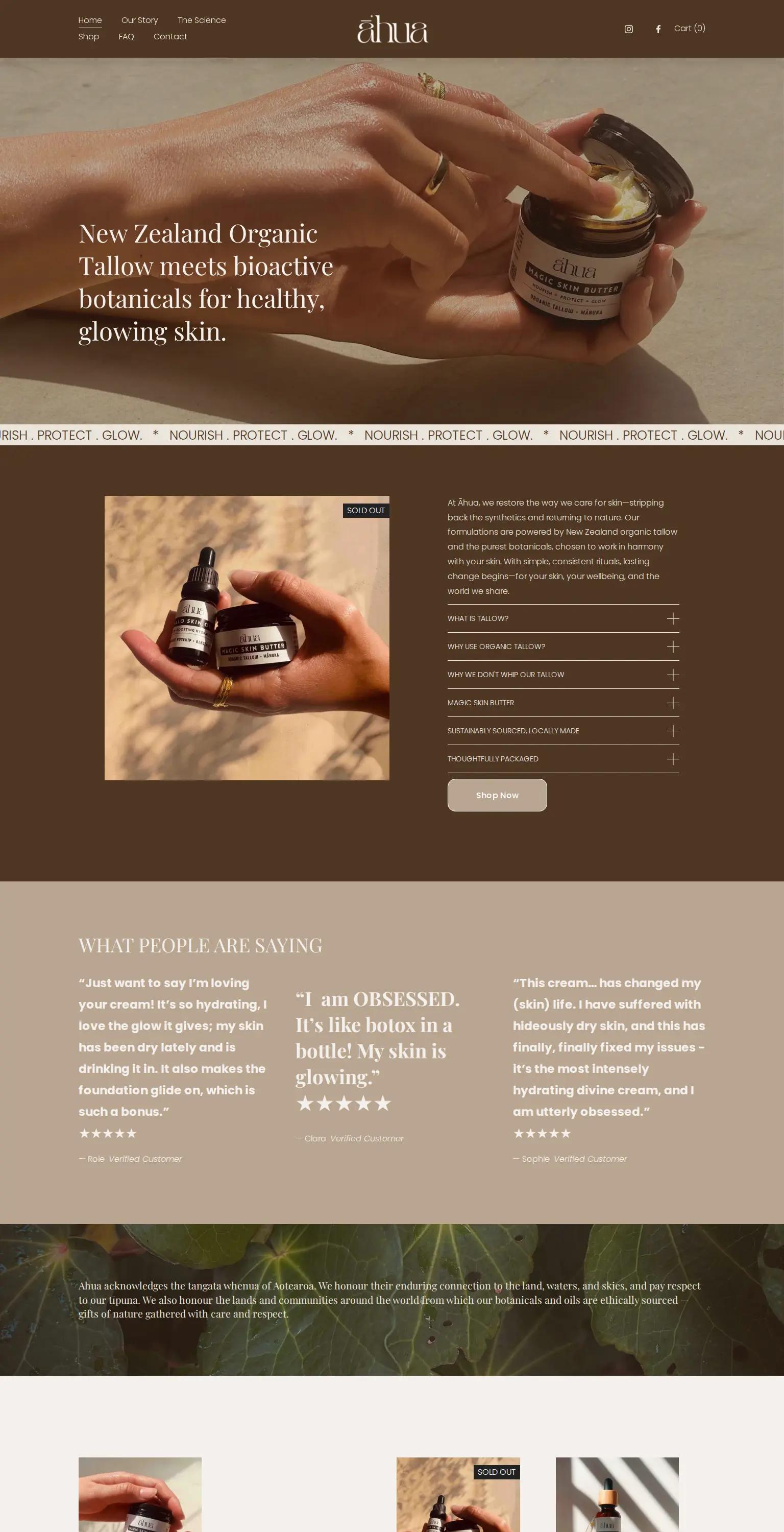 Āhua Skin Co screenshot