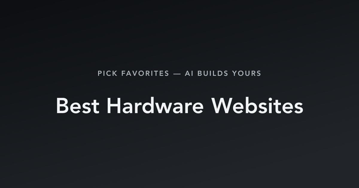 29 Best Hardware Website Examples (2026)