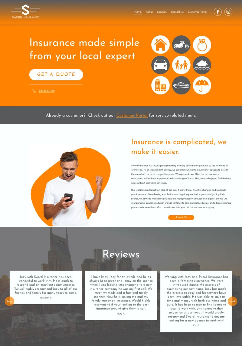 Sword Insurance screenshot