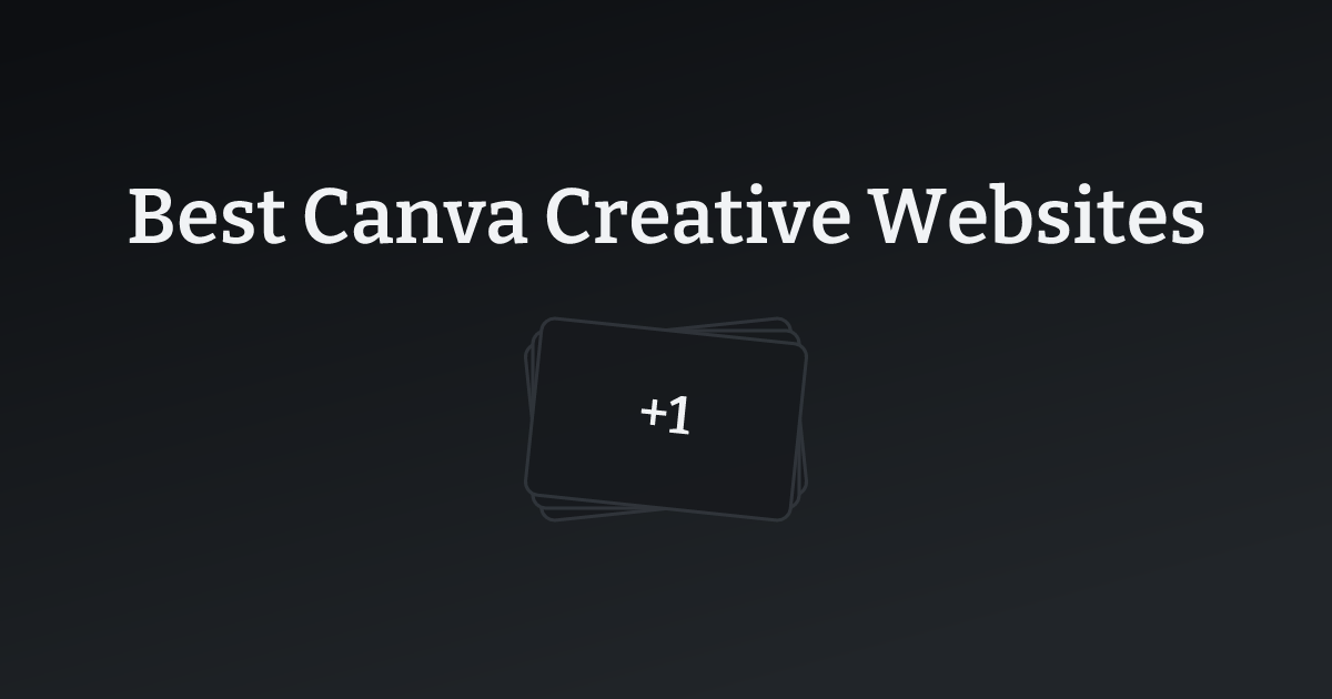 Best Canva Creative Websites with count
