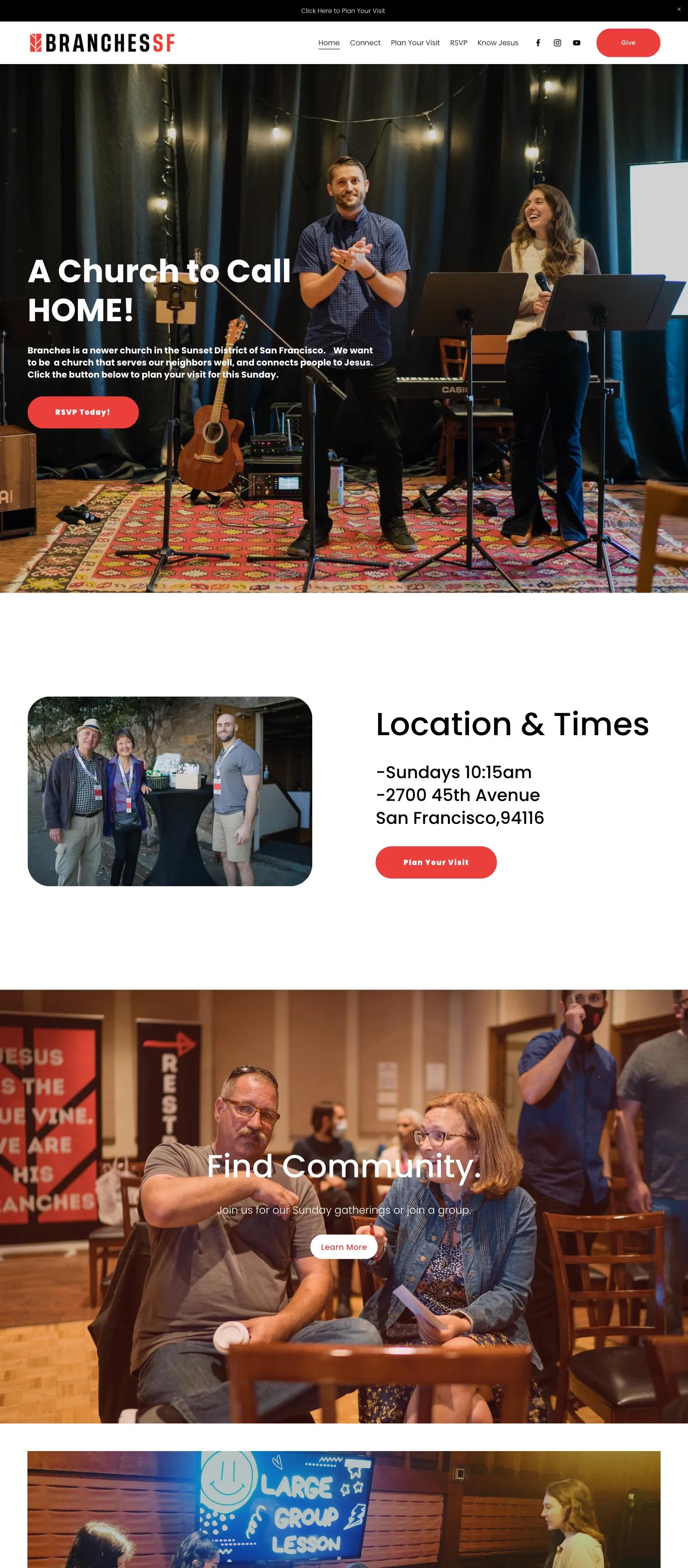 Branches Church SF screenshot