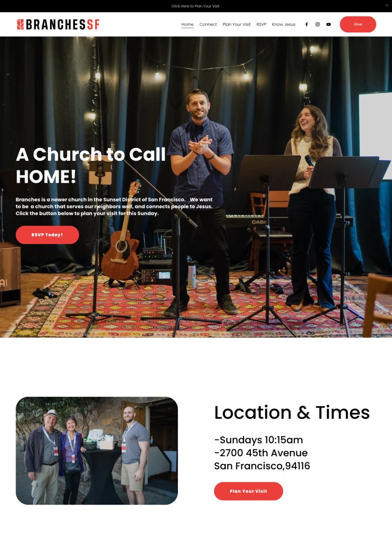 Branches Church SF screenshot