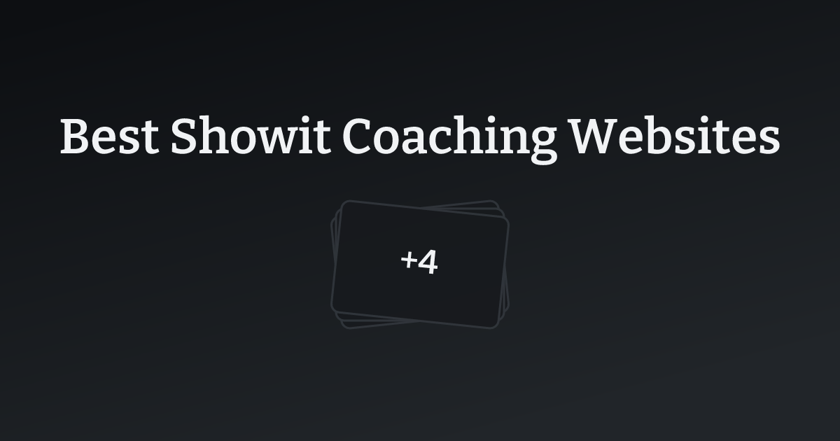 Best Showit Coaching Websites with count