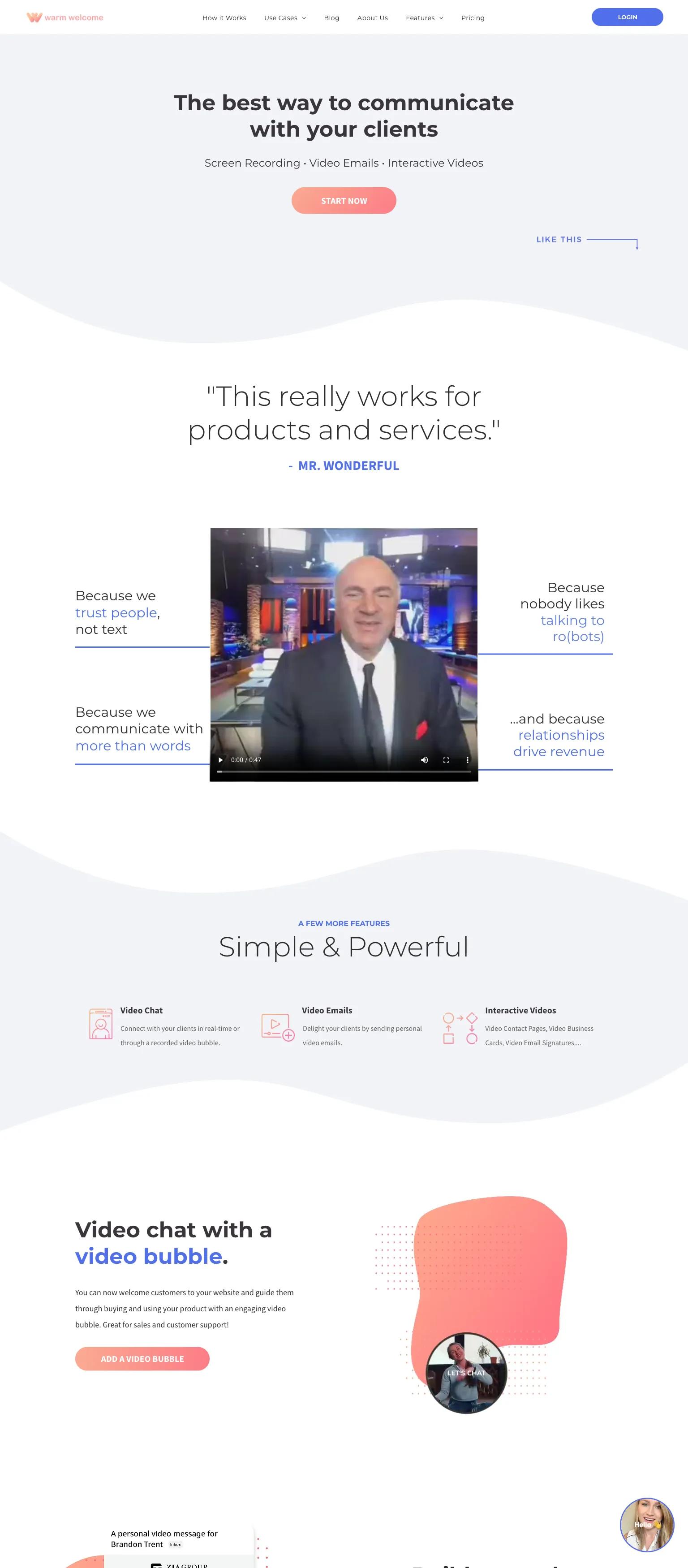 Warm Welcome screenshot