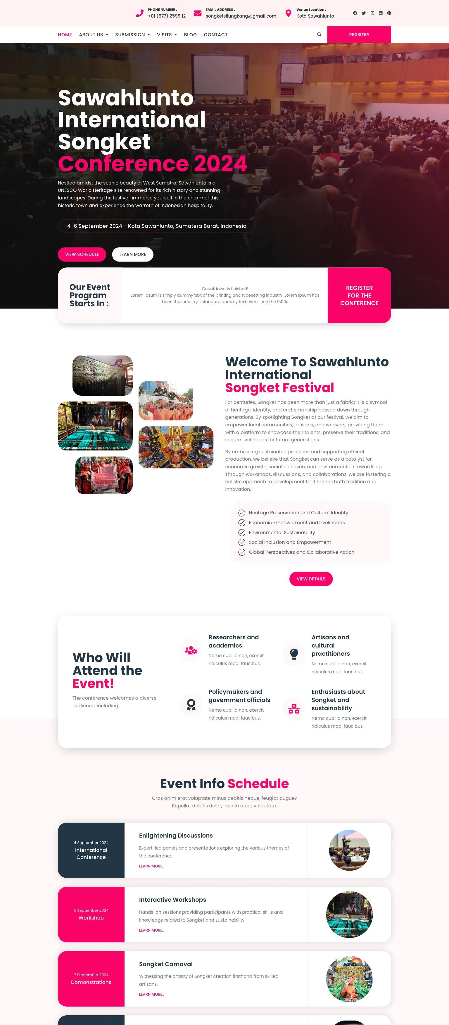 Sawahlunto International Songket Conference screenshot