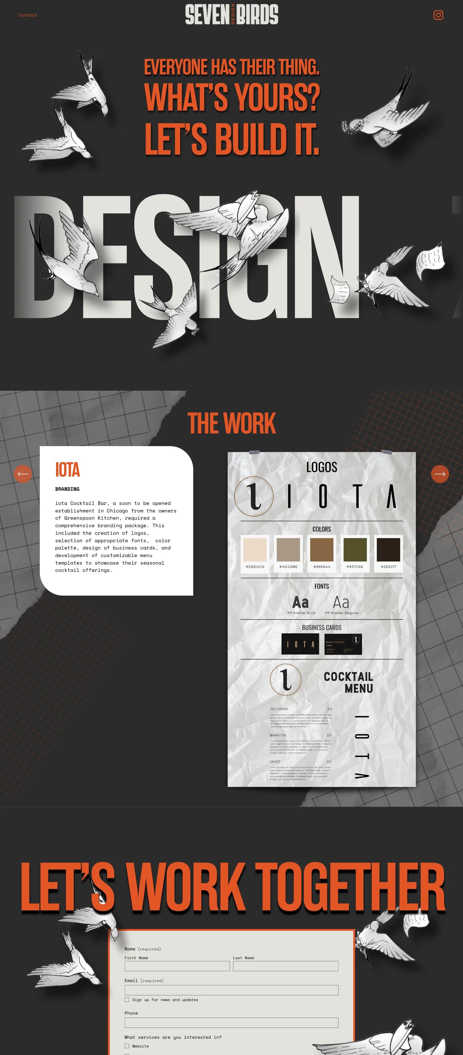 7 Birds Design screenshot