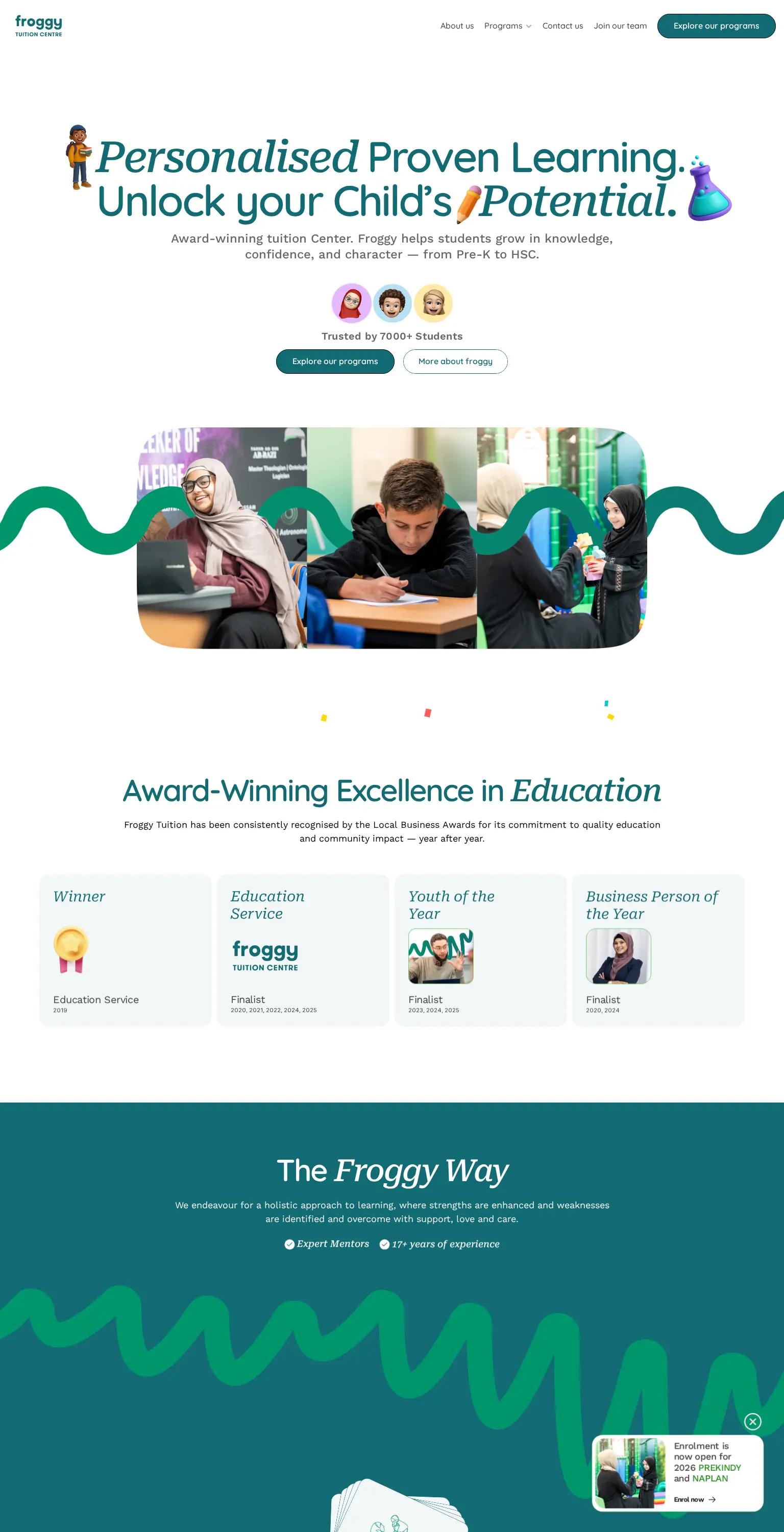 Froggy Tuition Centre screenshot